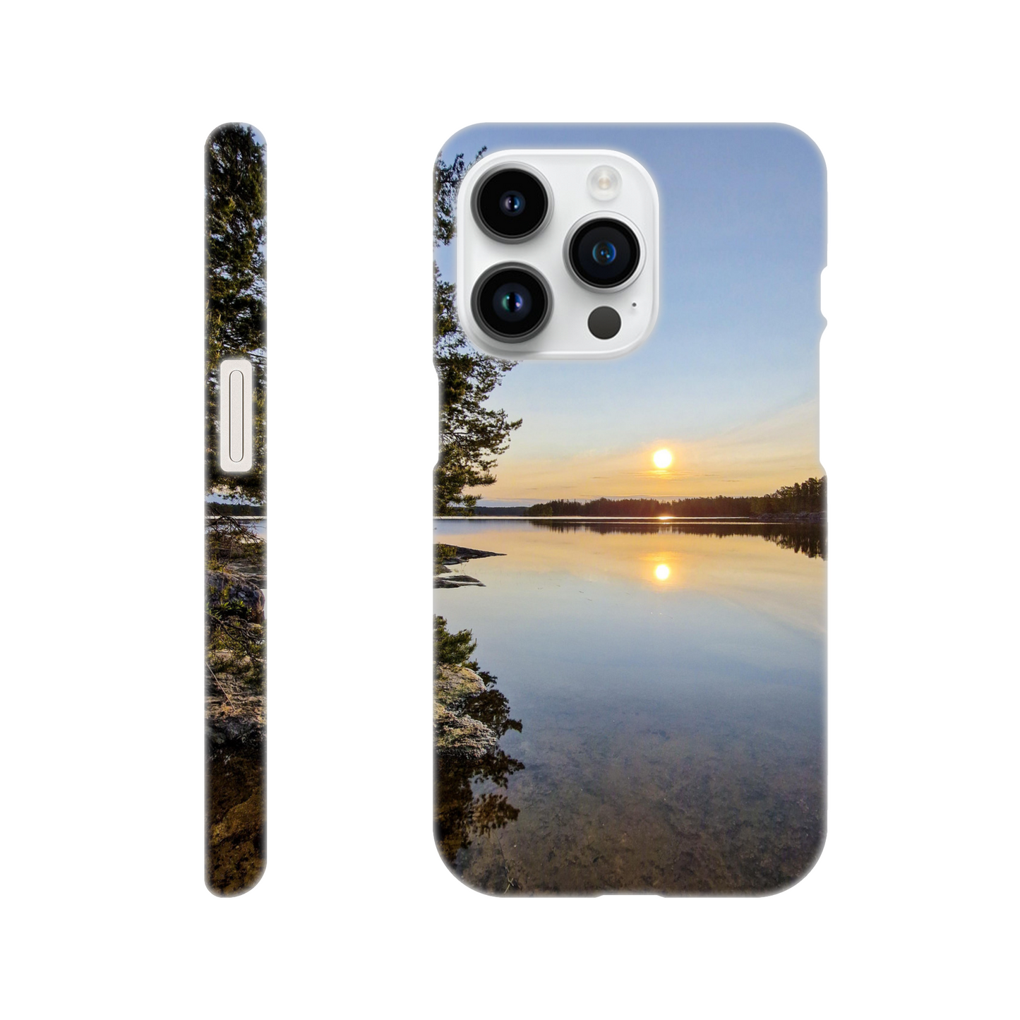 Calm Lake Serenity - Slim Phone Case - JDivine