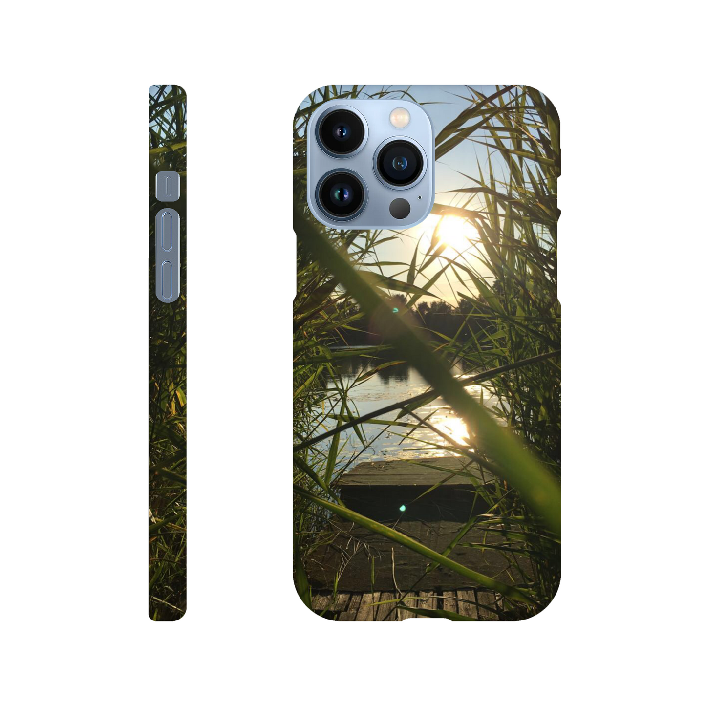 Golden Reed Passage - Slim Phone Case - JDivine