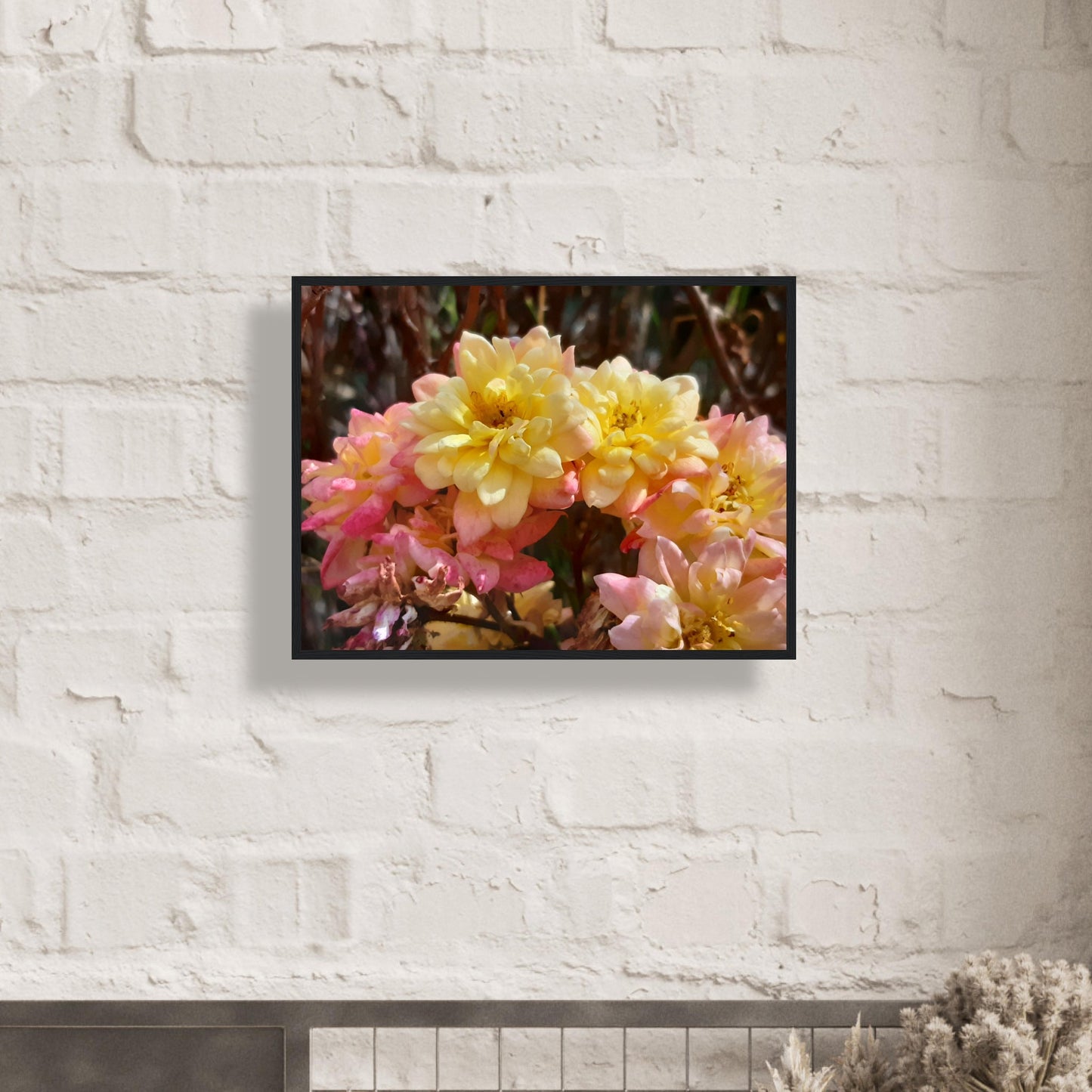 Soft Bloom Harmony - Framed Poster - JDivine