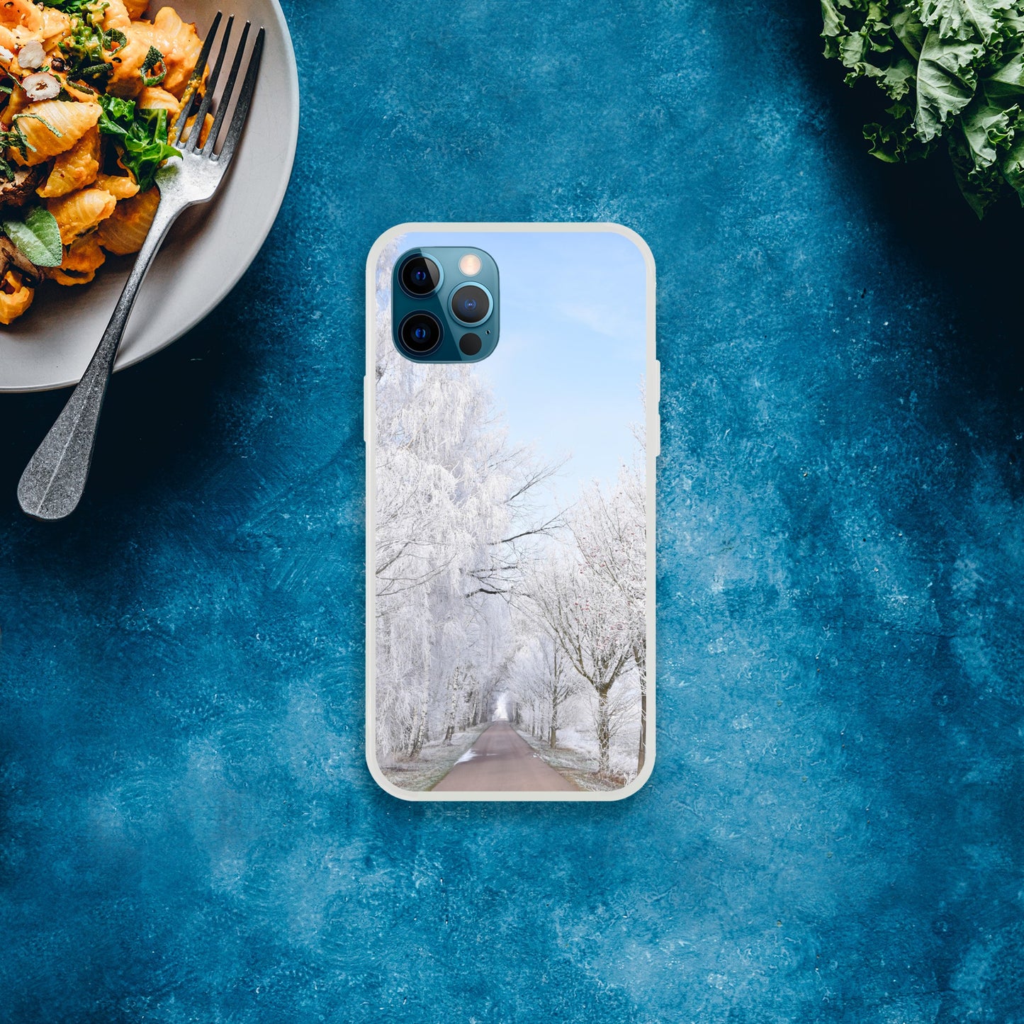 Winter’s Silent Path - Flexi Phone Case - JDivine