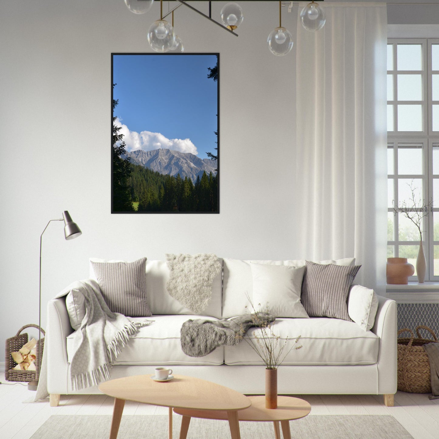Framed Peaks - Framed Poster - JDivine