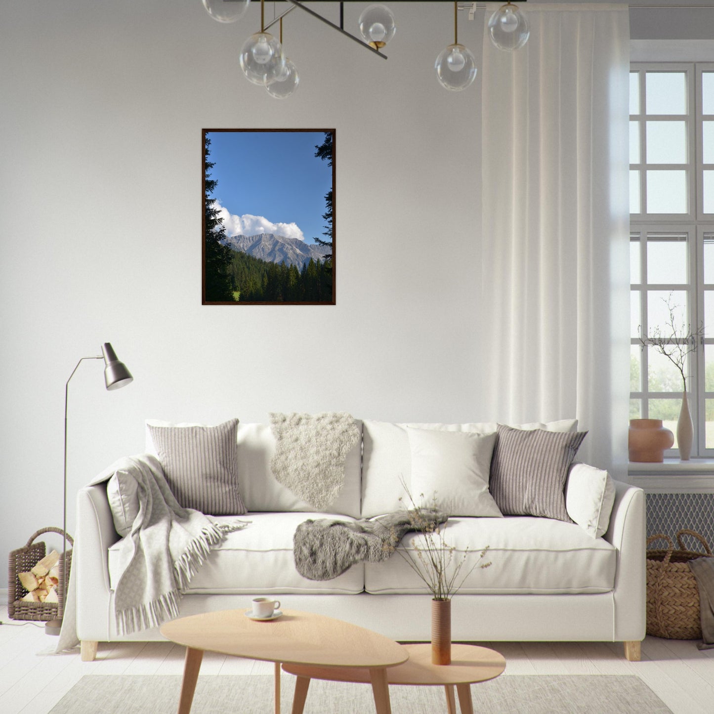 Framed Peaks - Framed Poster - JDivine