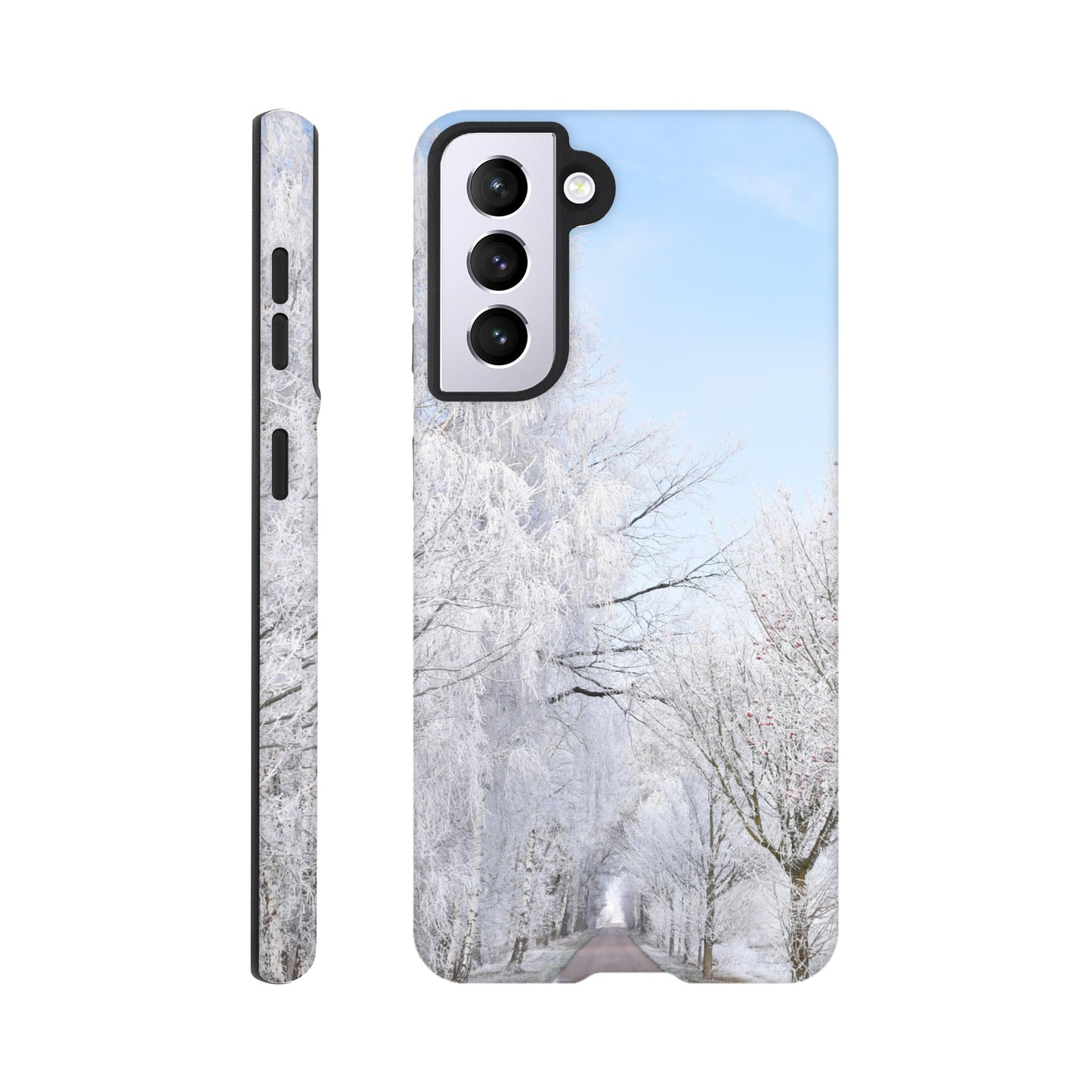 Winter’s Silent Path - Tough Phone Case - JDivine