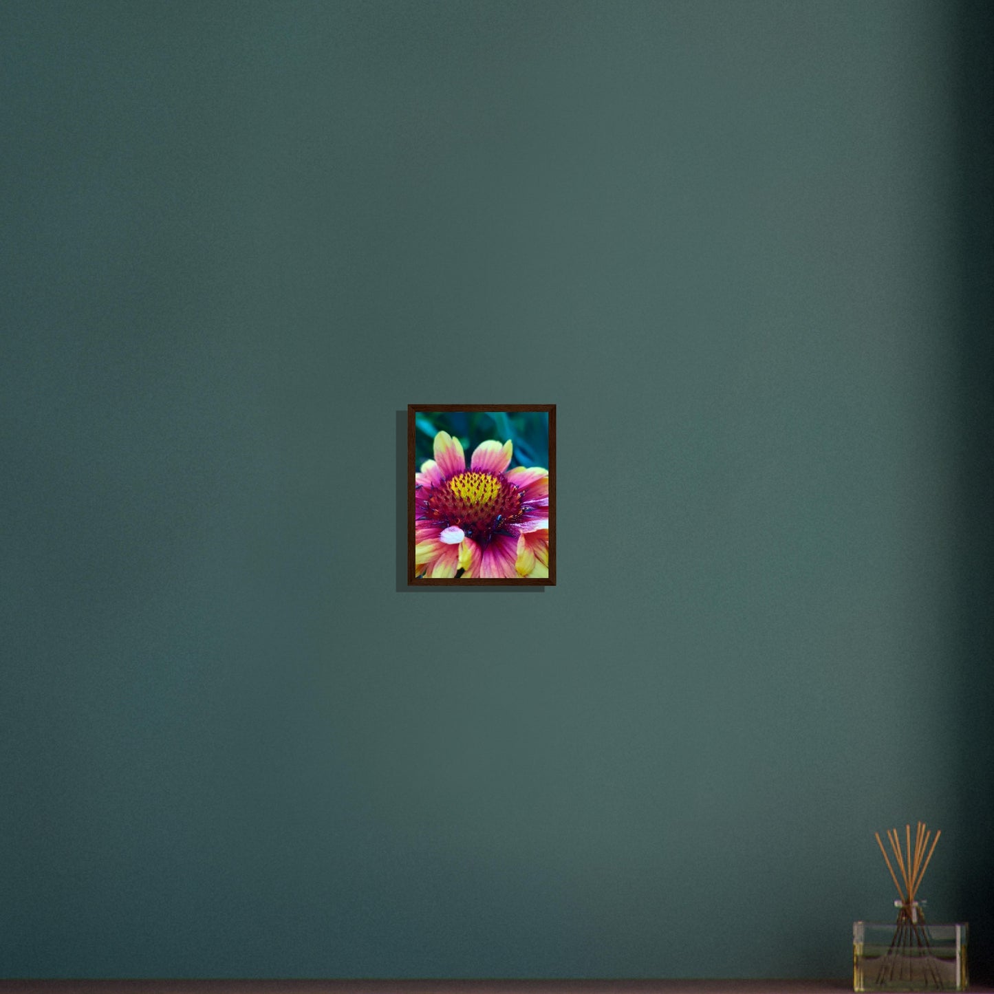 Vibrant Petal Symphony - Framed Poster - JDivine