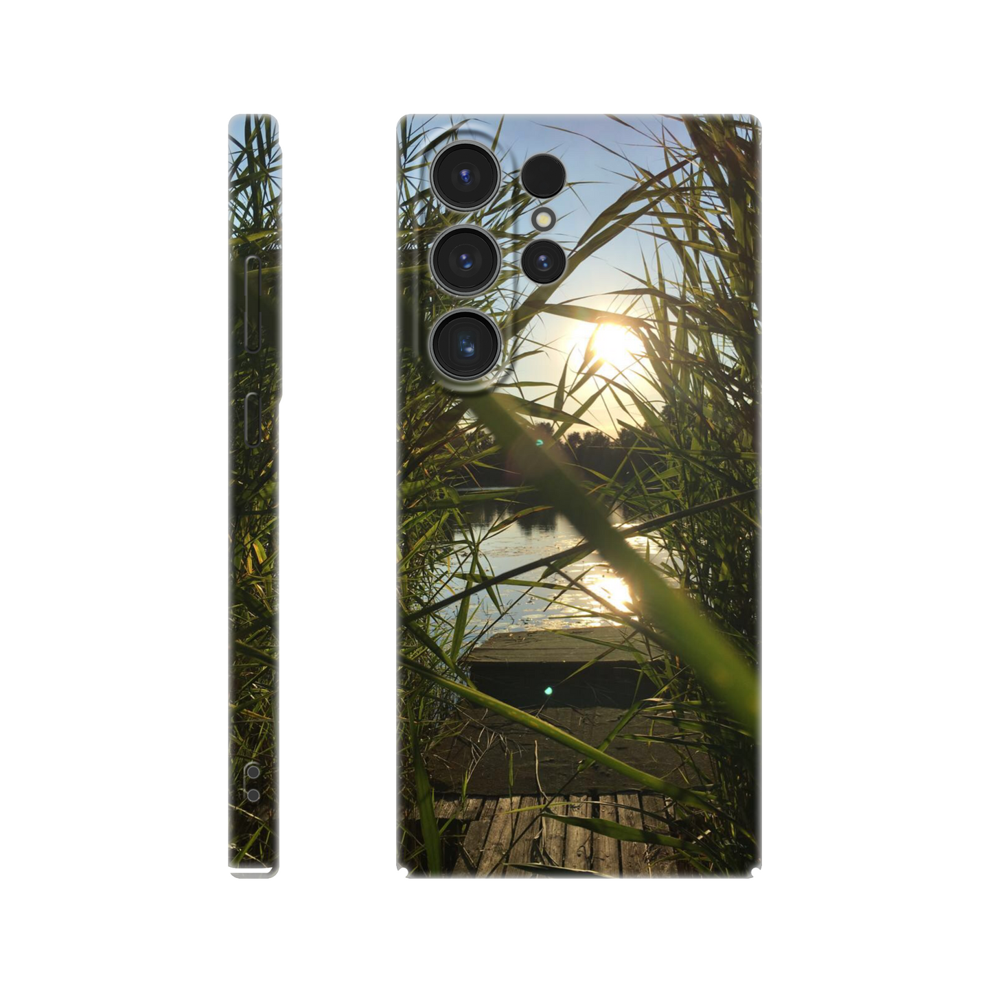 Golden Reed Passage - Slim Phone Case - JDivine