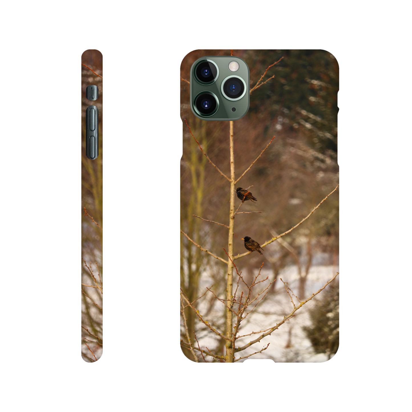 Feathered Winterday - Slim Phone Case - JDivine