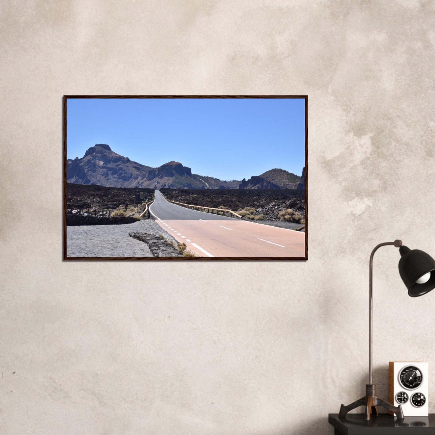 Volcanic Road to the Unknown - Framed Poster - JDivine