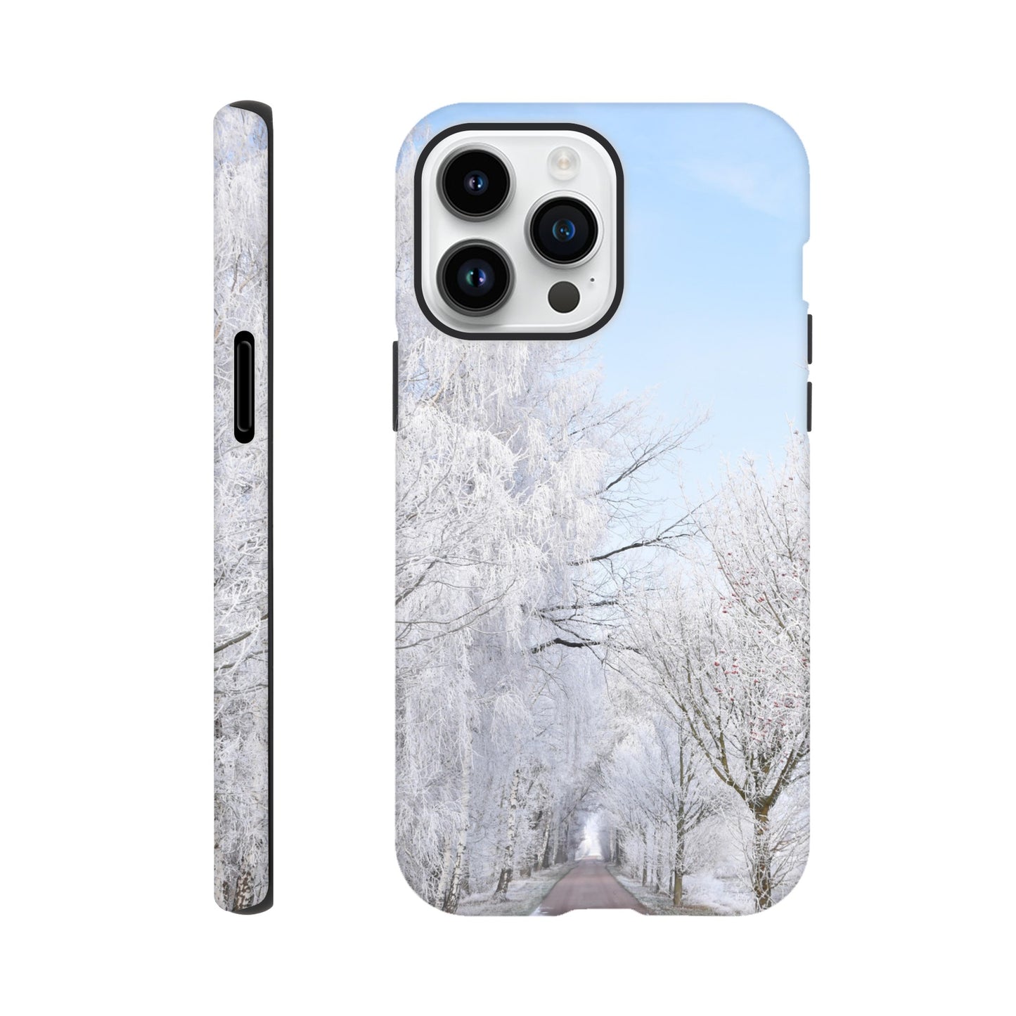 Winter’s Silent Path - Tough Phone Case - JDivine