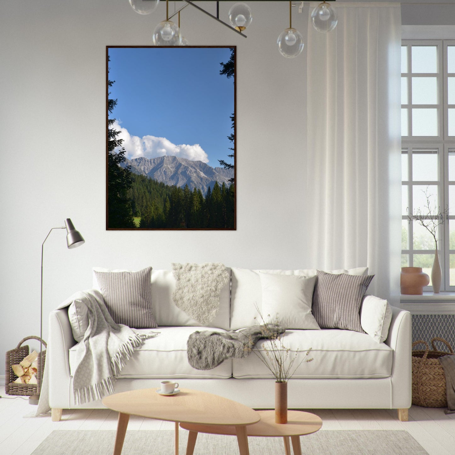 Framed Peaks - Framed Poster - JDivine