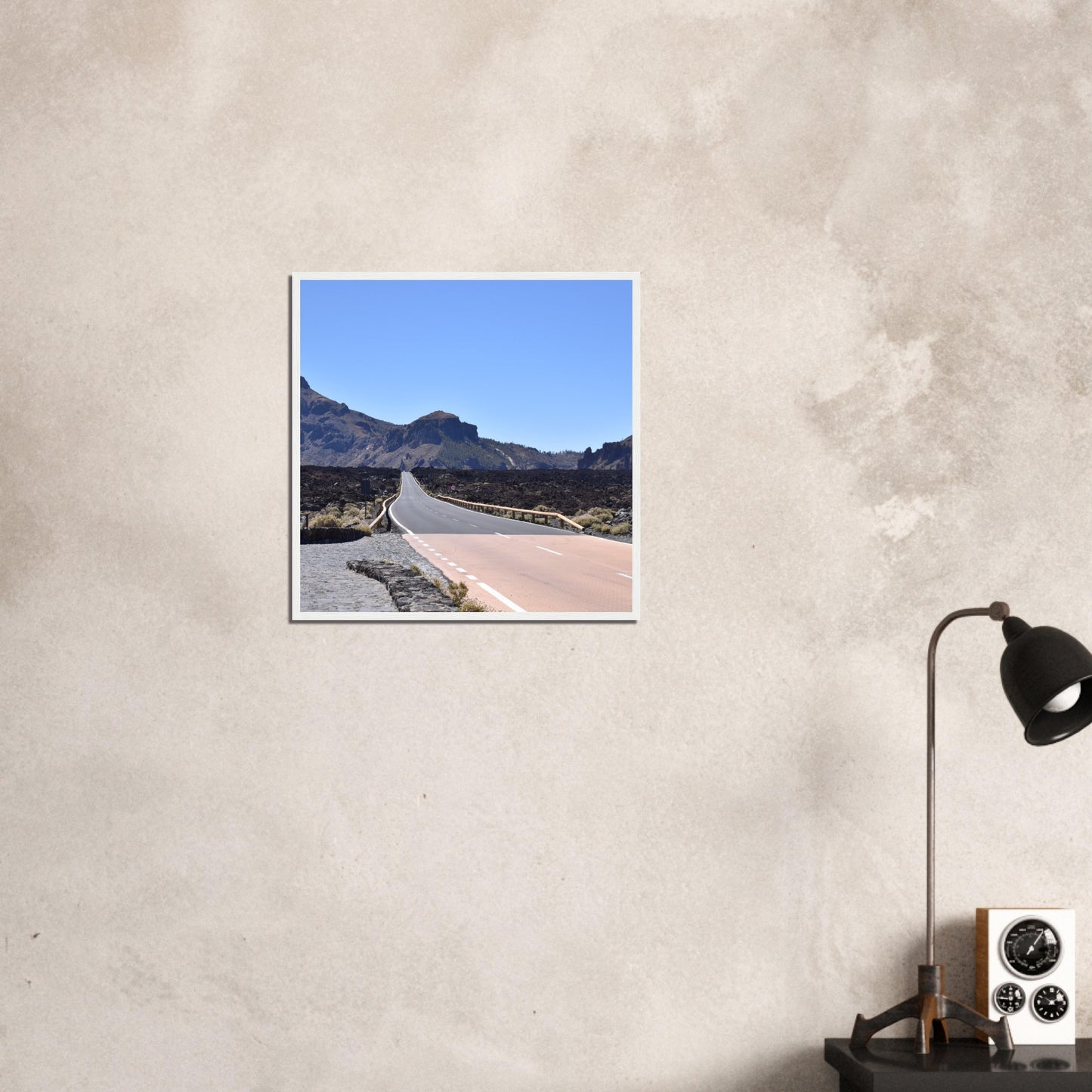 Volcanic Road to the Unknown - Framed Poster - JDivine