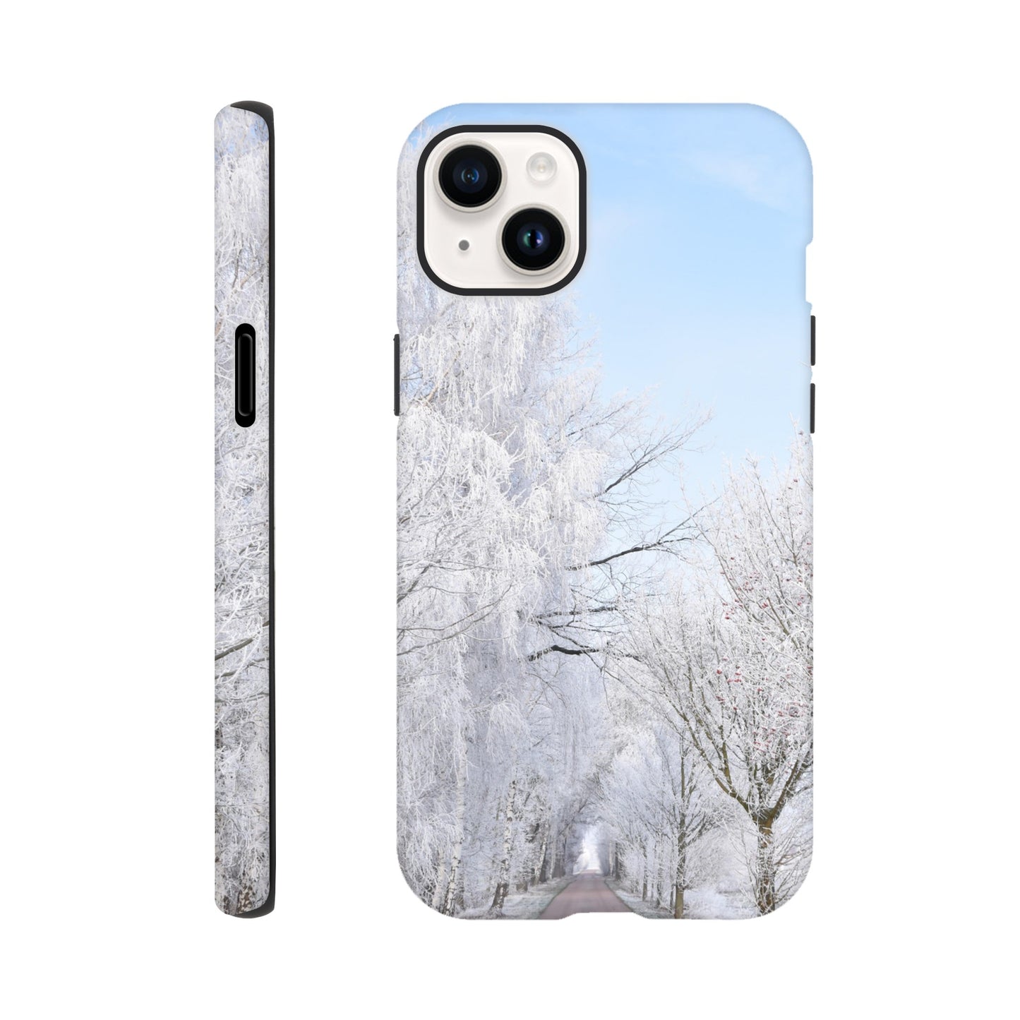 Winter’s Silent Path - Tough Phone Case - JDivine