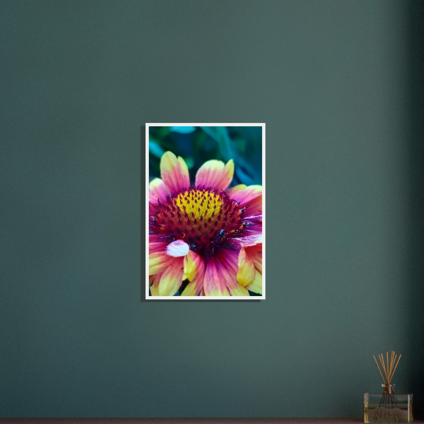 Vibrant Petal Symphony - Framed Poster - JDivine