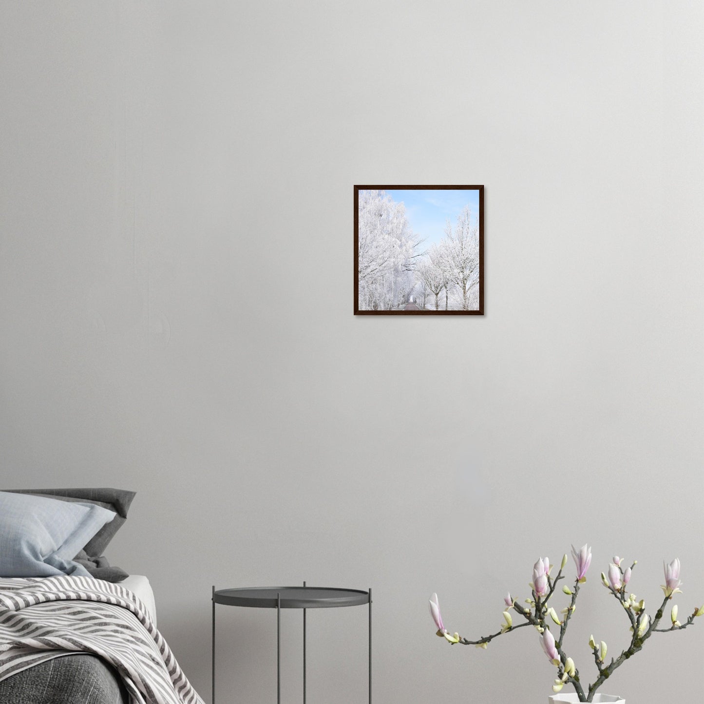 Winter's Silent Path - Framed Poster - JDivine