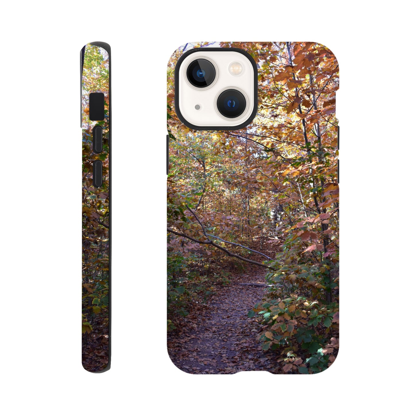 Pathway of Leaves – Tough Phone Case - JDivine