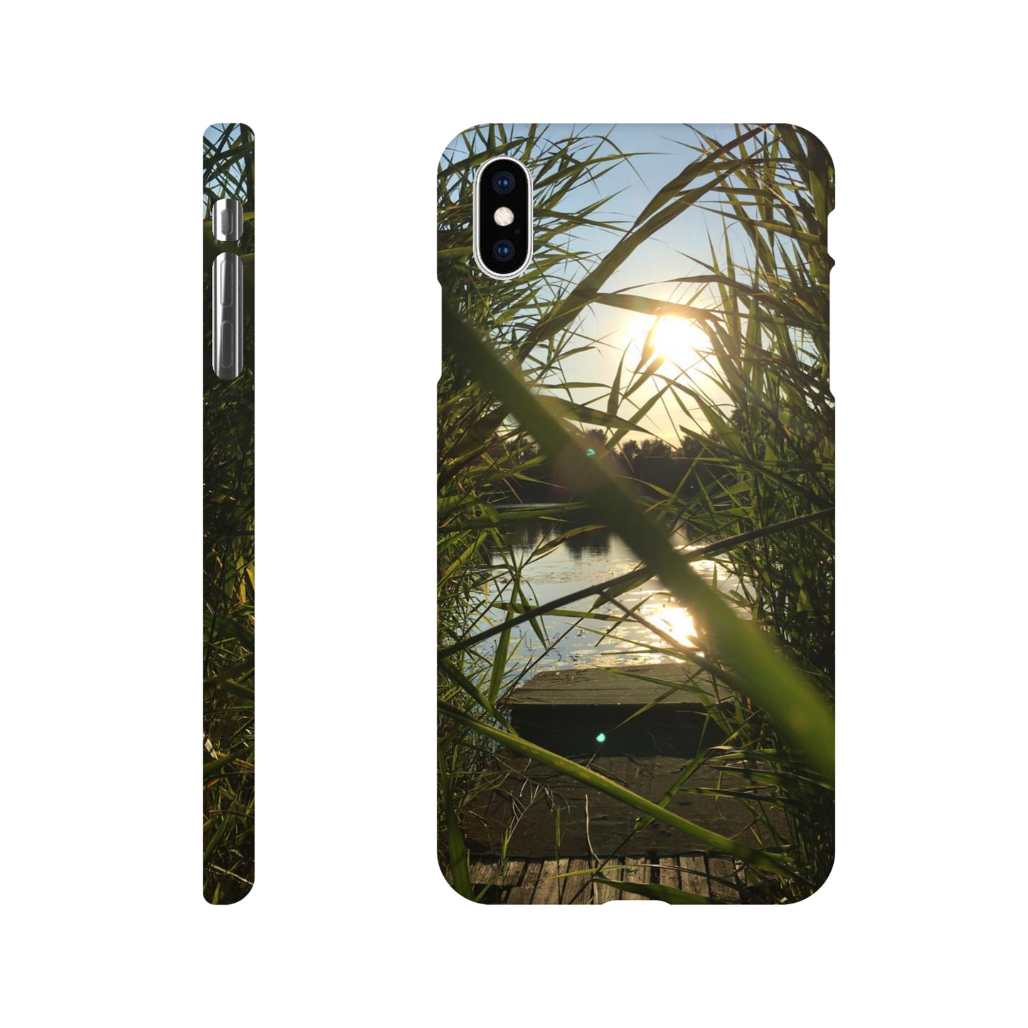 Golden Reed Passage - Slim Phone Case - JDivine