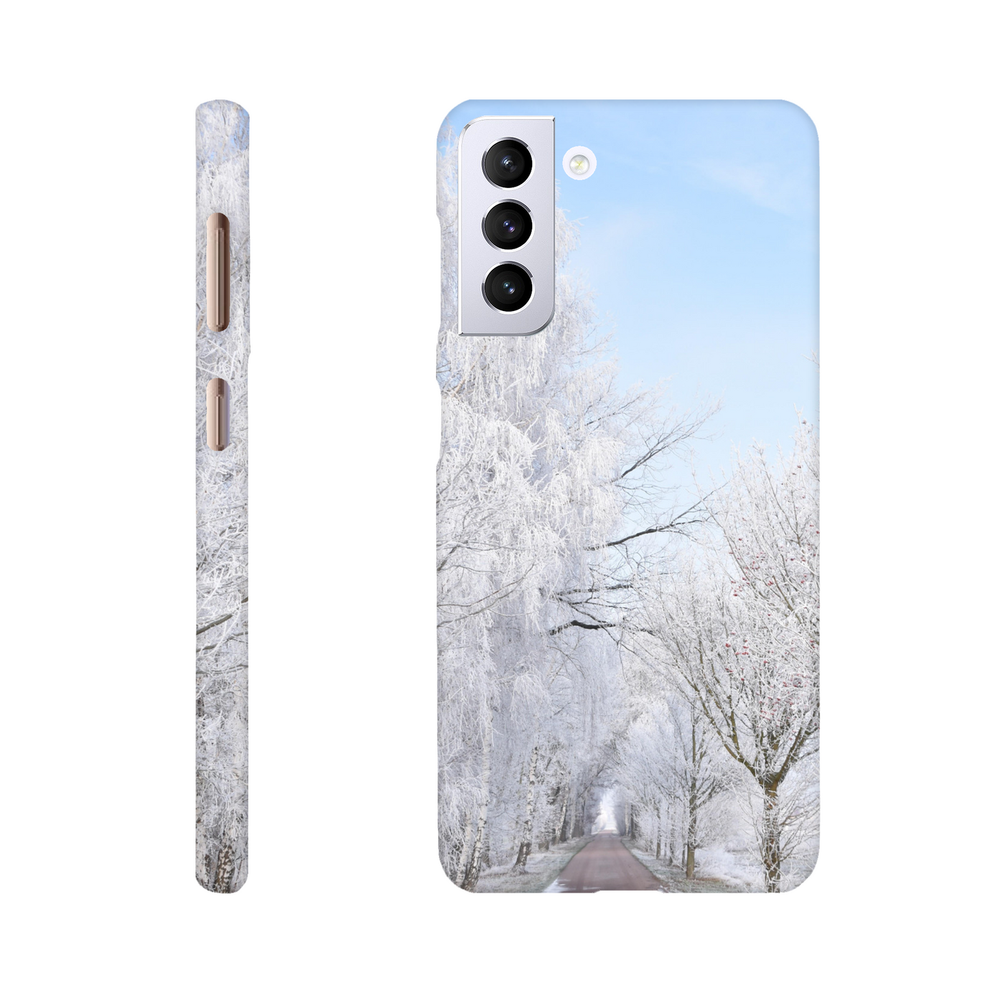 Winter’s Silent Path - Slim Phone Case - JDivine