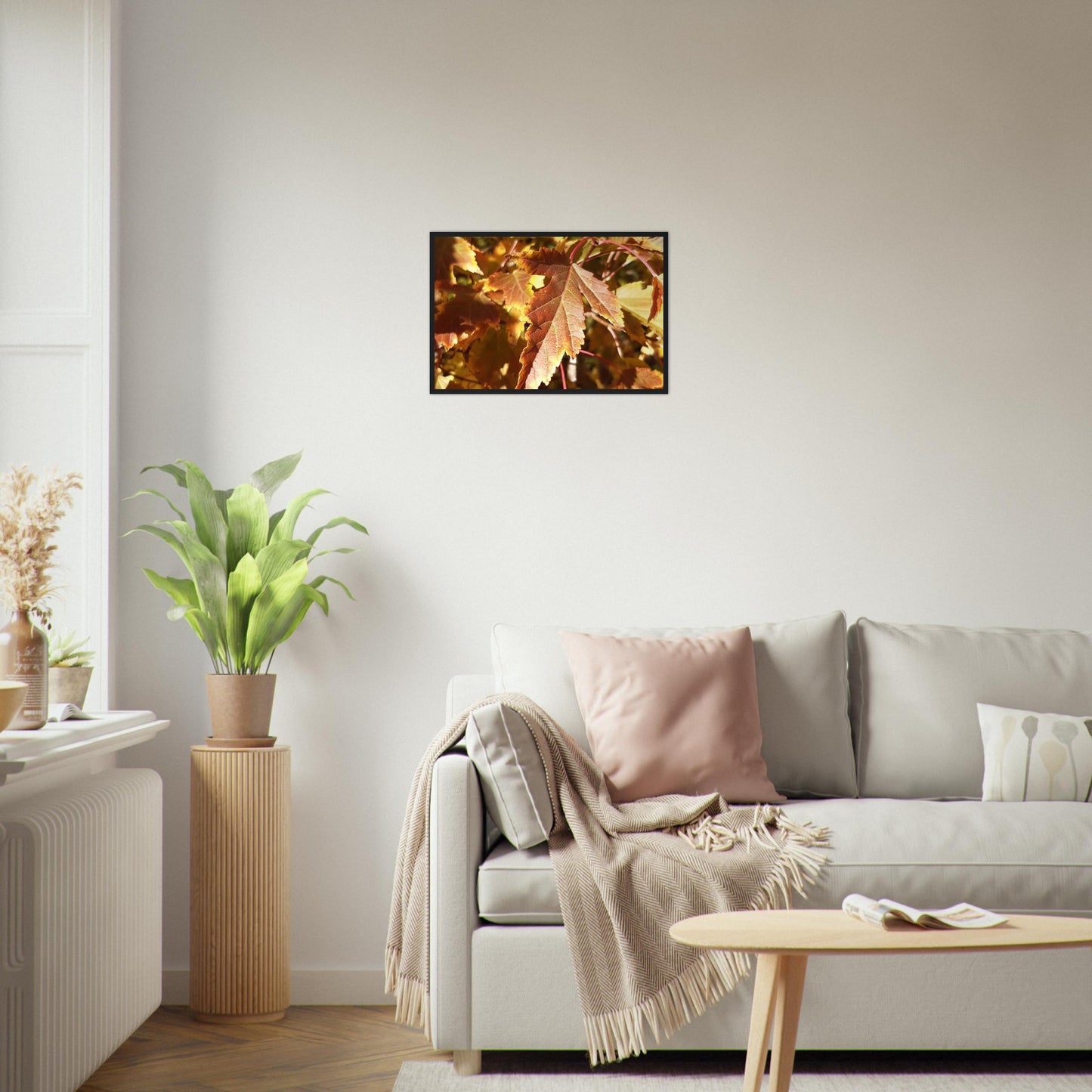 Autumn's Golden Glow - Framed Poster - JDivine