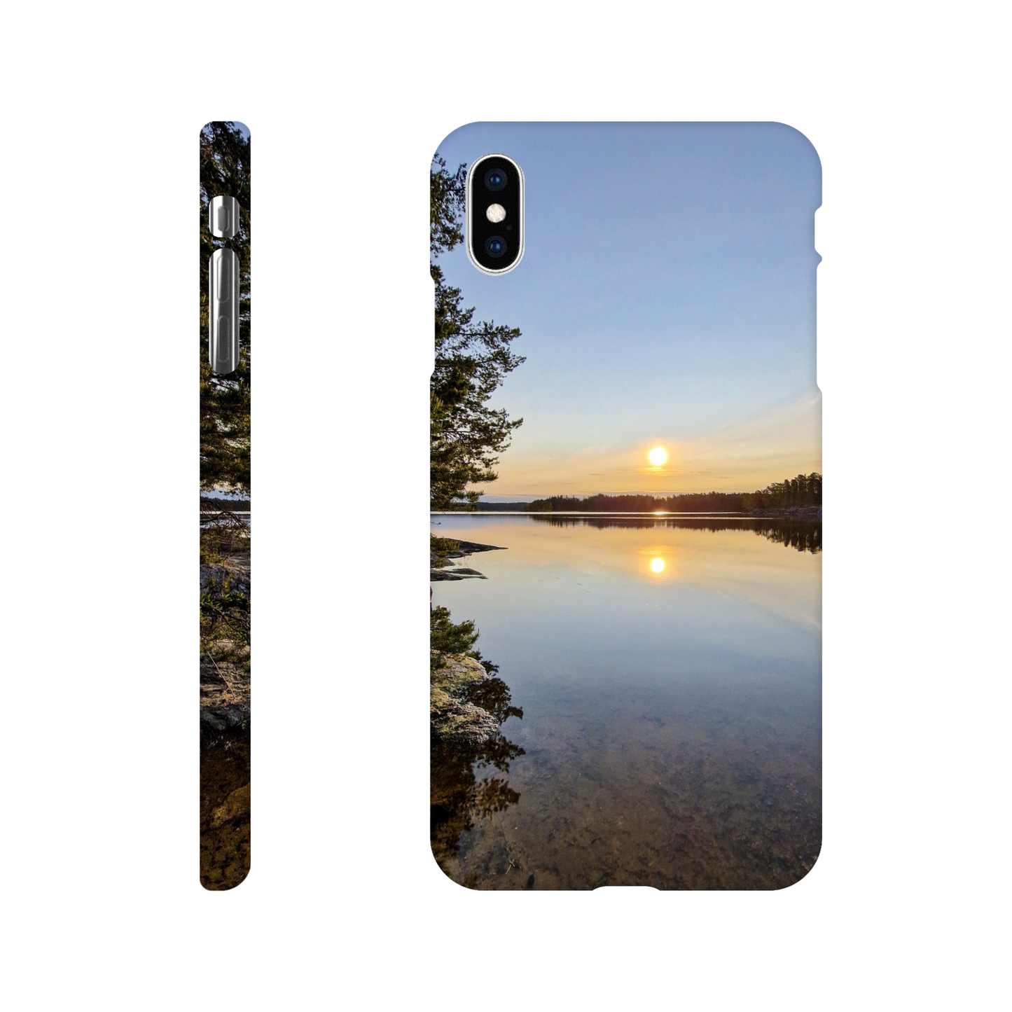 Calm Lake Serenity - Slim Phone Case - JDivine