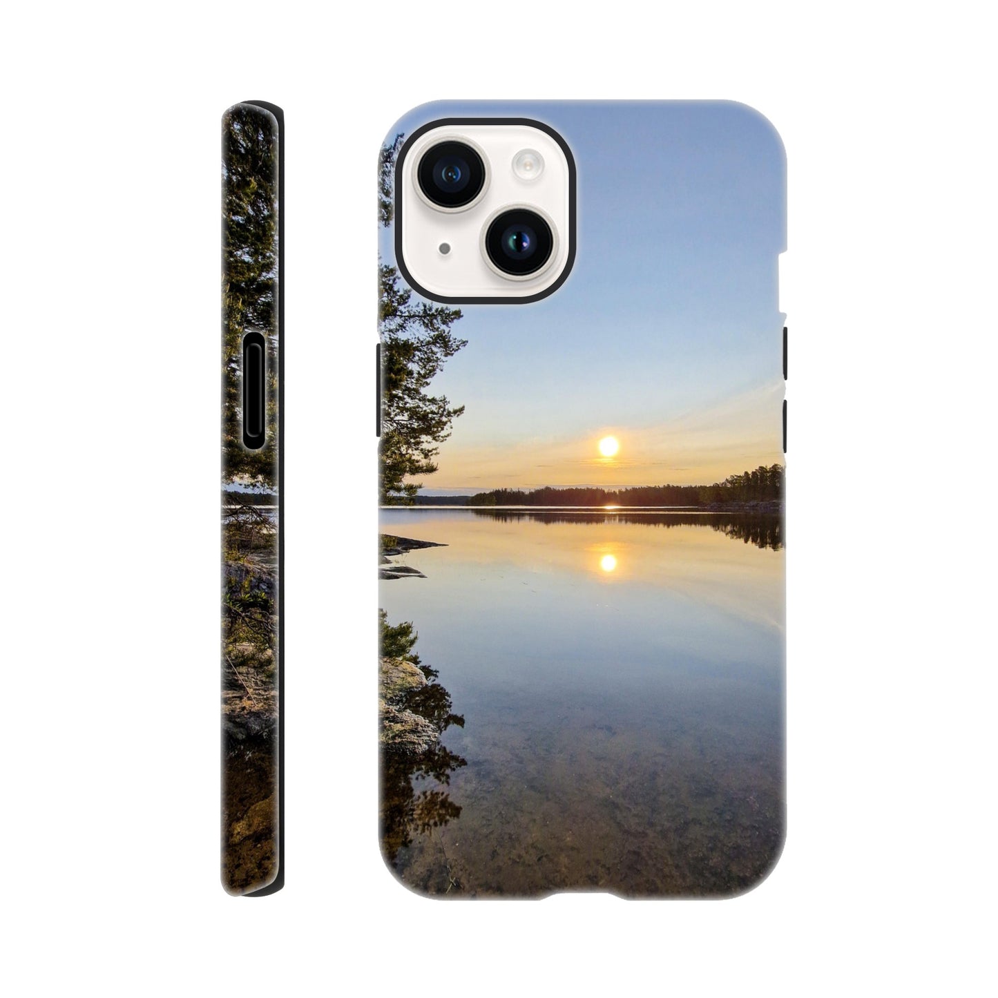 Calm Lake Serenity - Tough Phone Case - JDivine