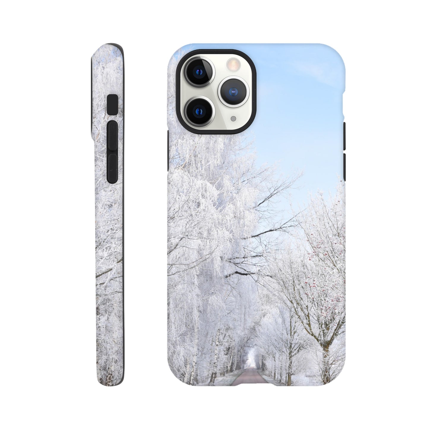 Winter’s Silent Path - Tough Phone Case - JDivine