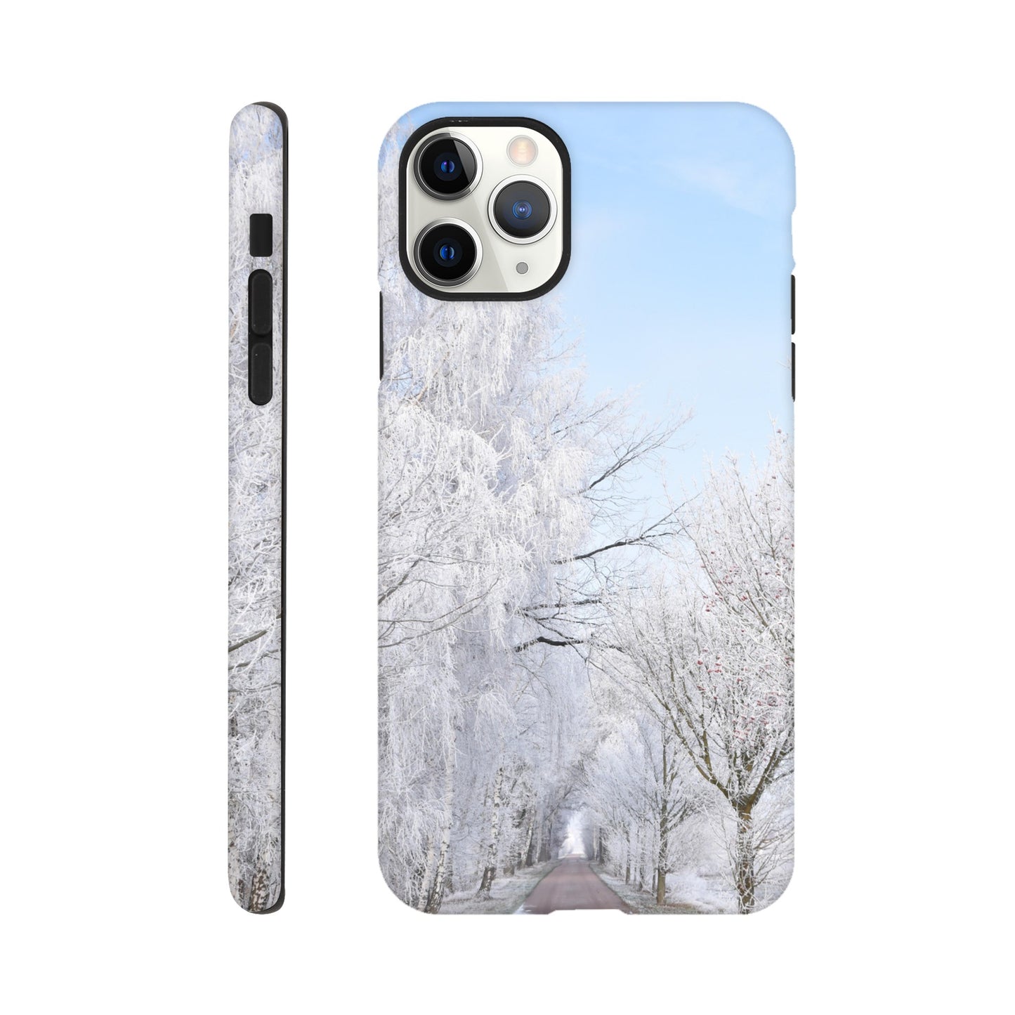 Winter’s Silent Path - Tough Phone Case - JDivine