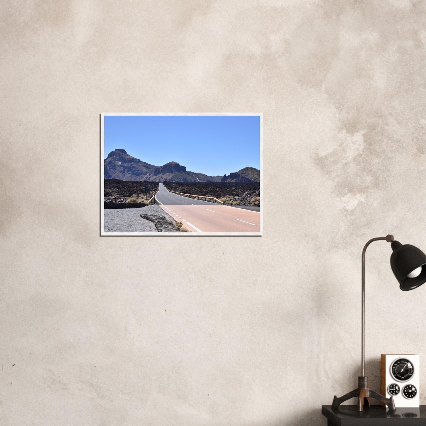 Volcanic Road to the Unknown - Framed Poster - JDivine