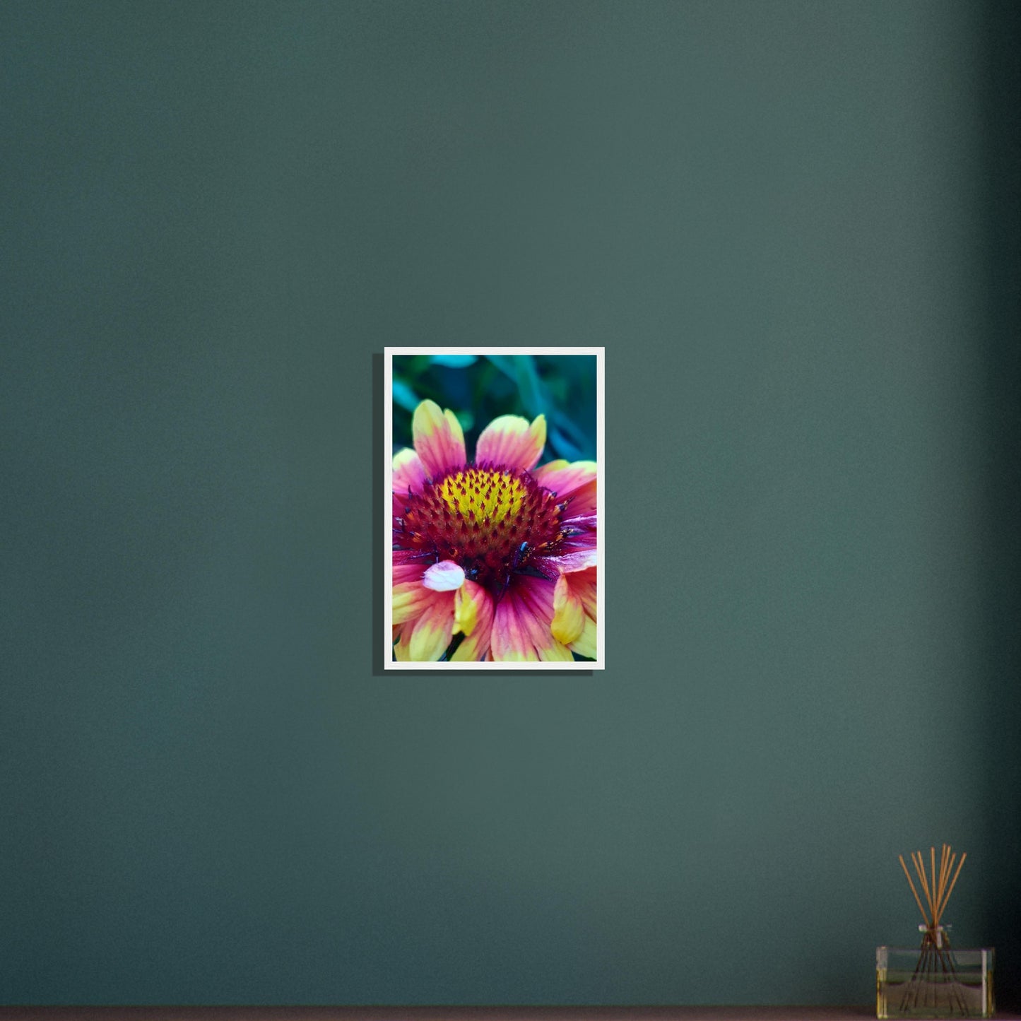 Vibrant Petal Symphony - Framed Poster - JDivine