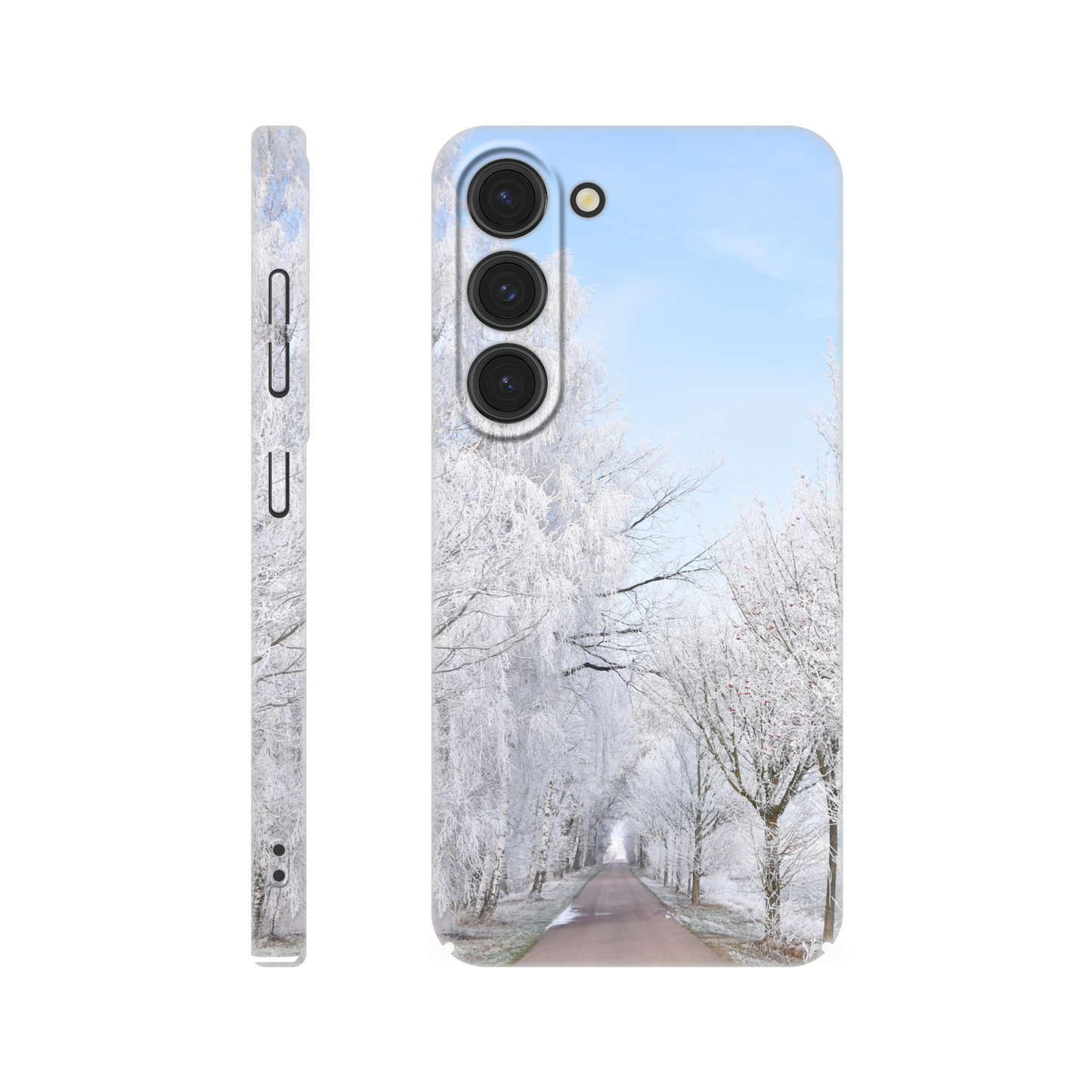 Winter’s Silent Path - Slim Phone Case - JDivine