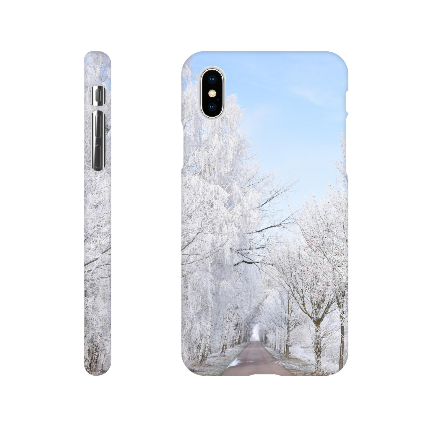 Winter’s Silent Path - Slim Phone Case - JDivine