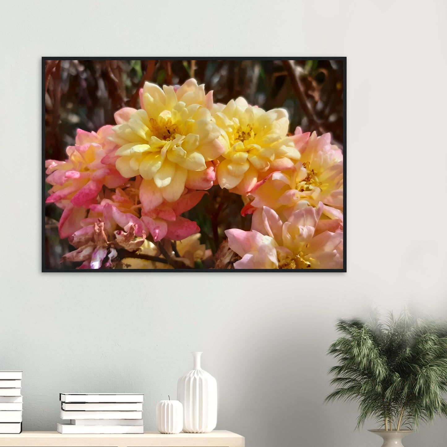 Soft Bloom Harmony - Framed Poster - JDivine