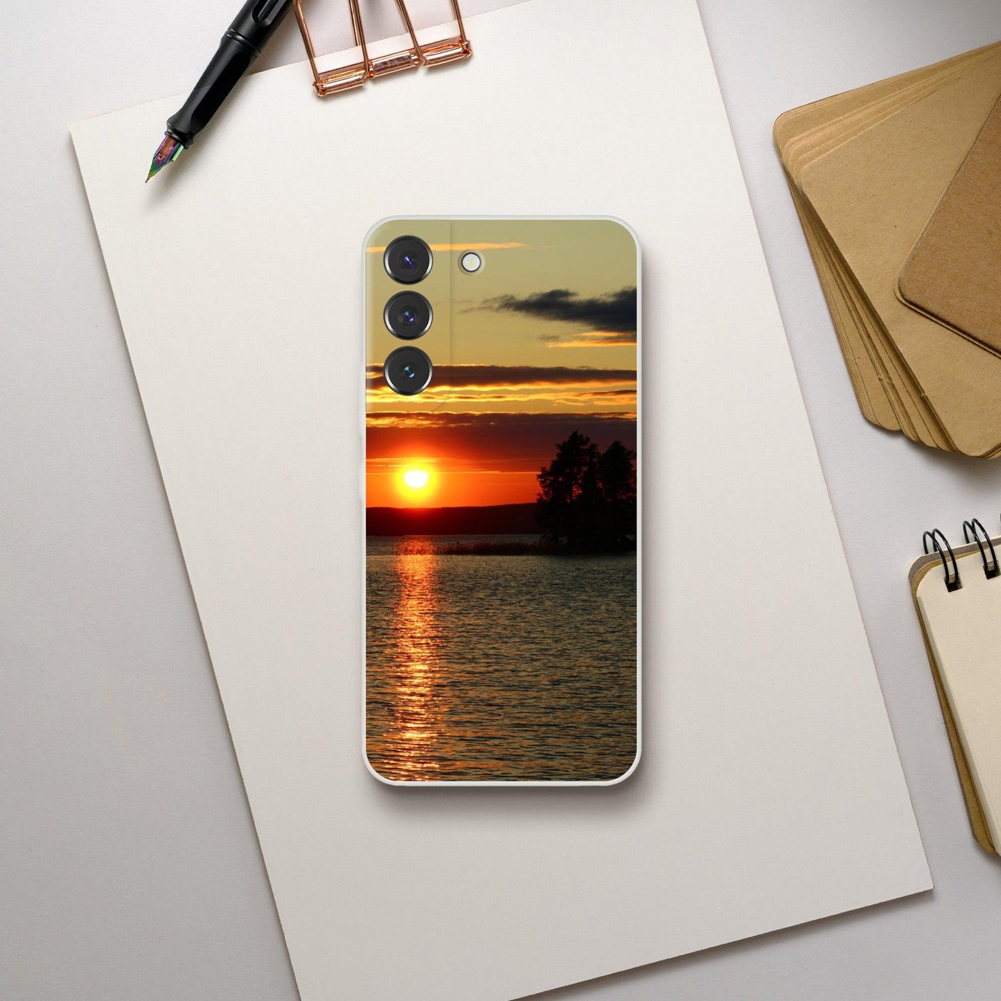Radiant Sunset Waters - Flexi Phone Case - JDivine