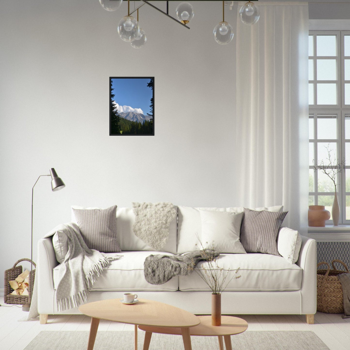 Framed Peaks - Framed Poster - JDivine