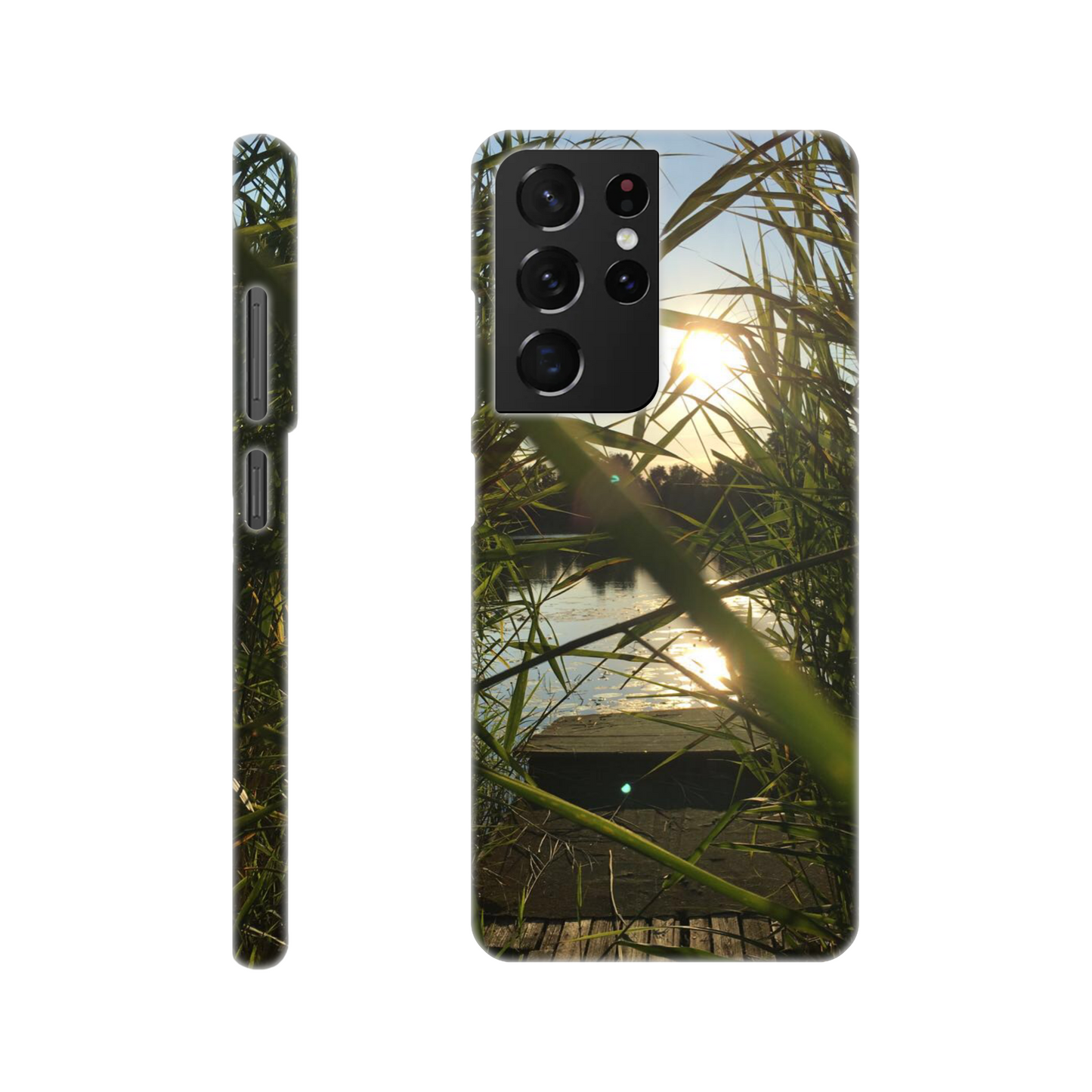 Golden Reed Passage - Slim Phone Case - JDivine