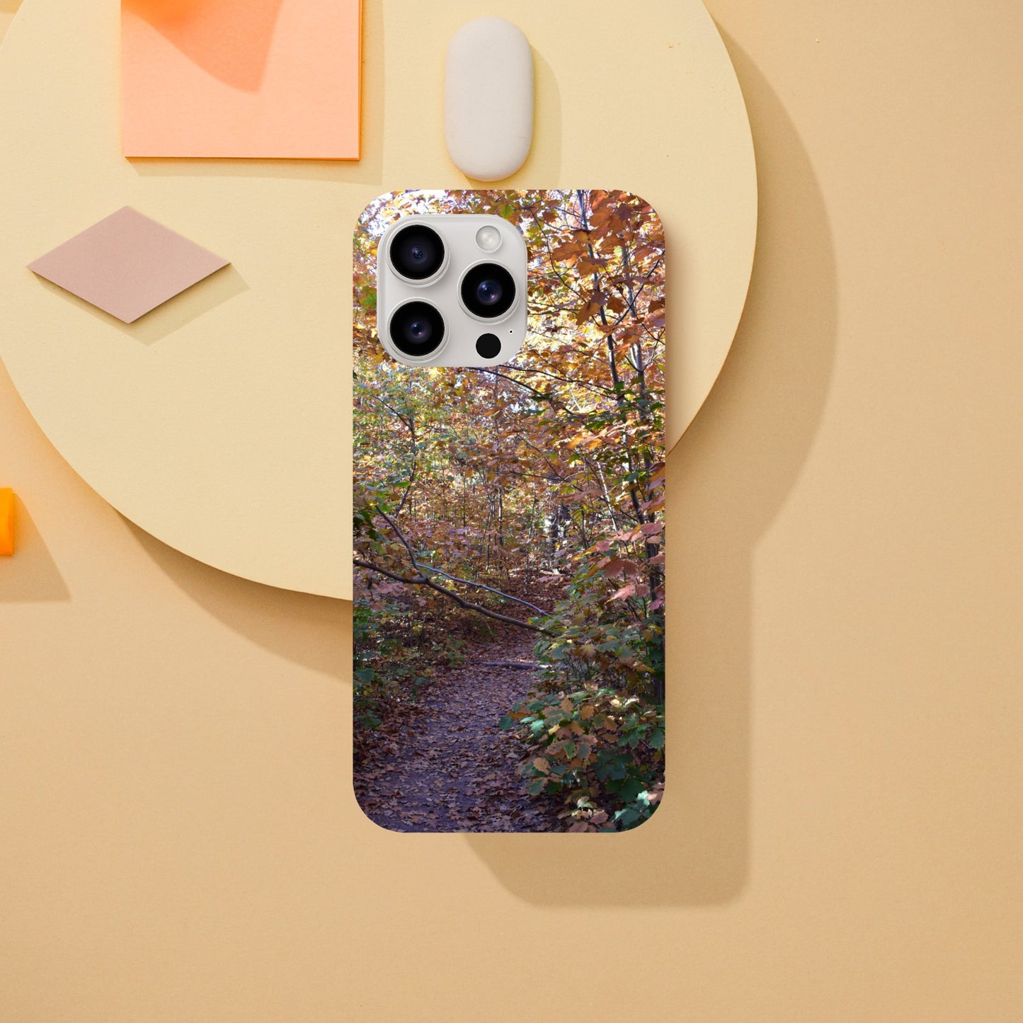 Pathway of Leaves – Tough Phone Case - JDivine