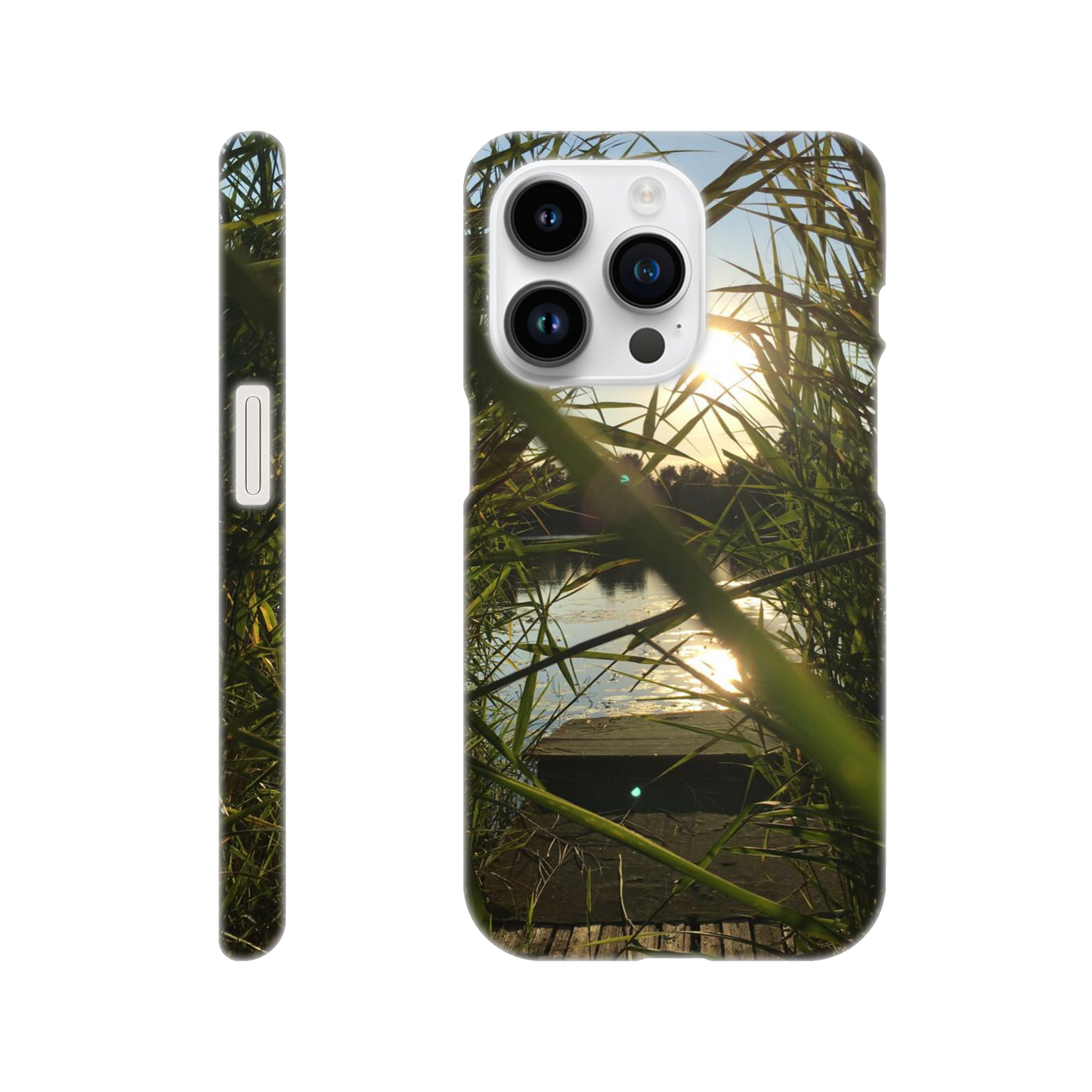 Golden Reed Passage - Slim Phone Case - JDivine