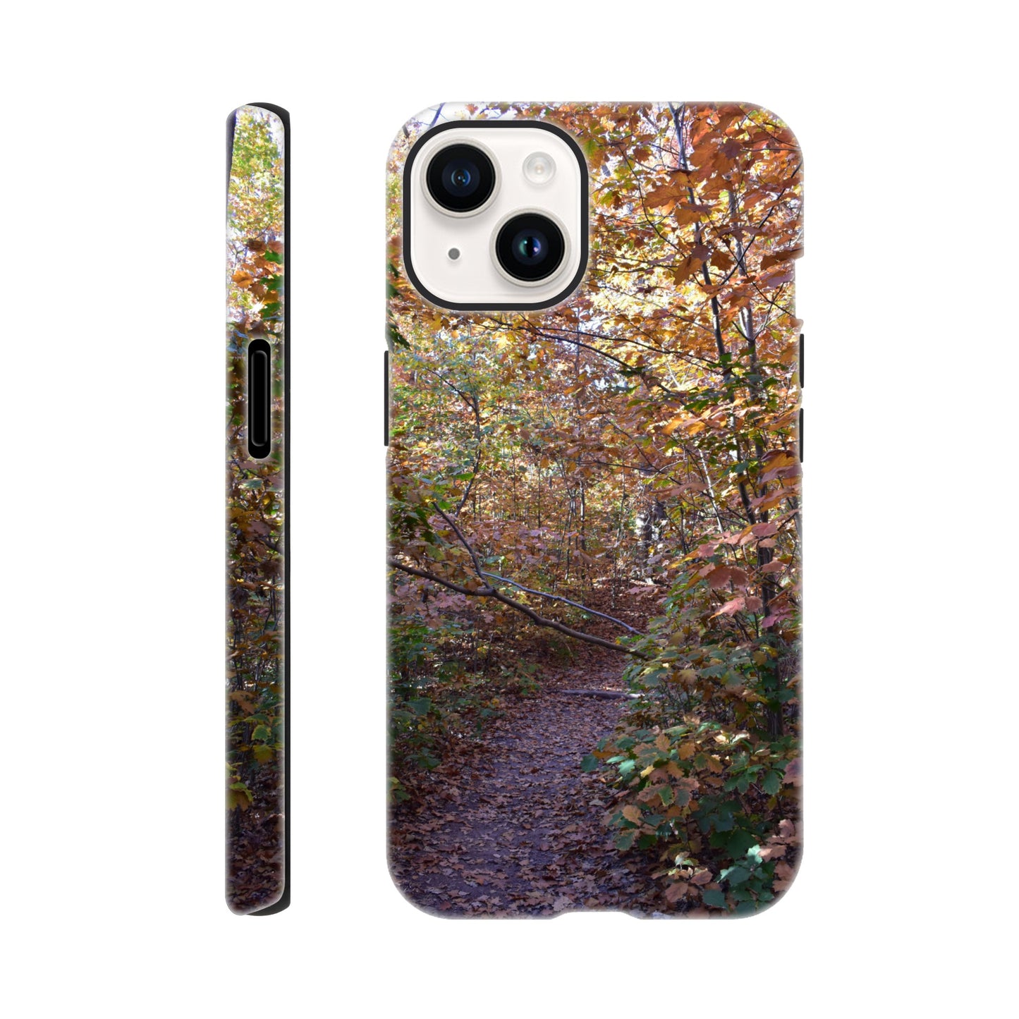 Pathway of Leaves – Tough Phone Case - JDivine