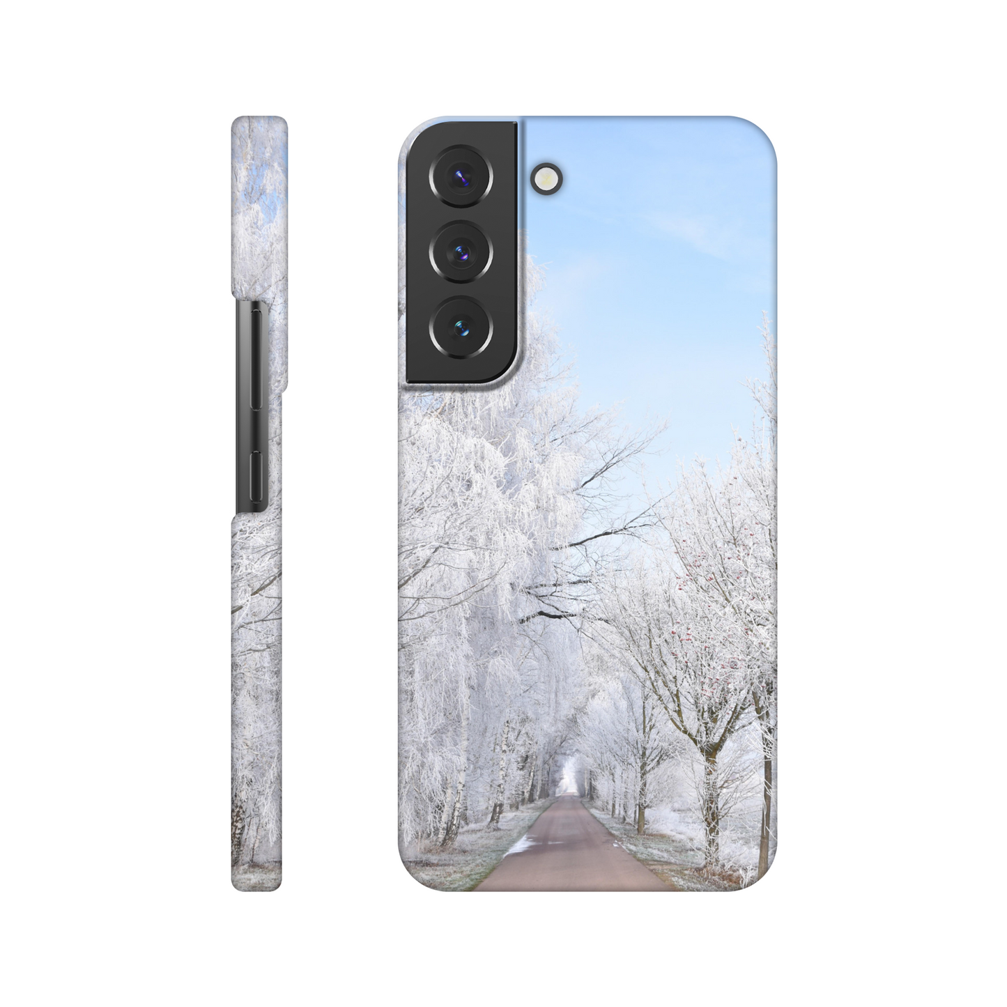 Winter’s Silent Path - Slim Phone Case - JDivine