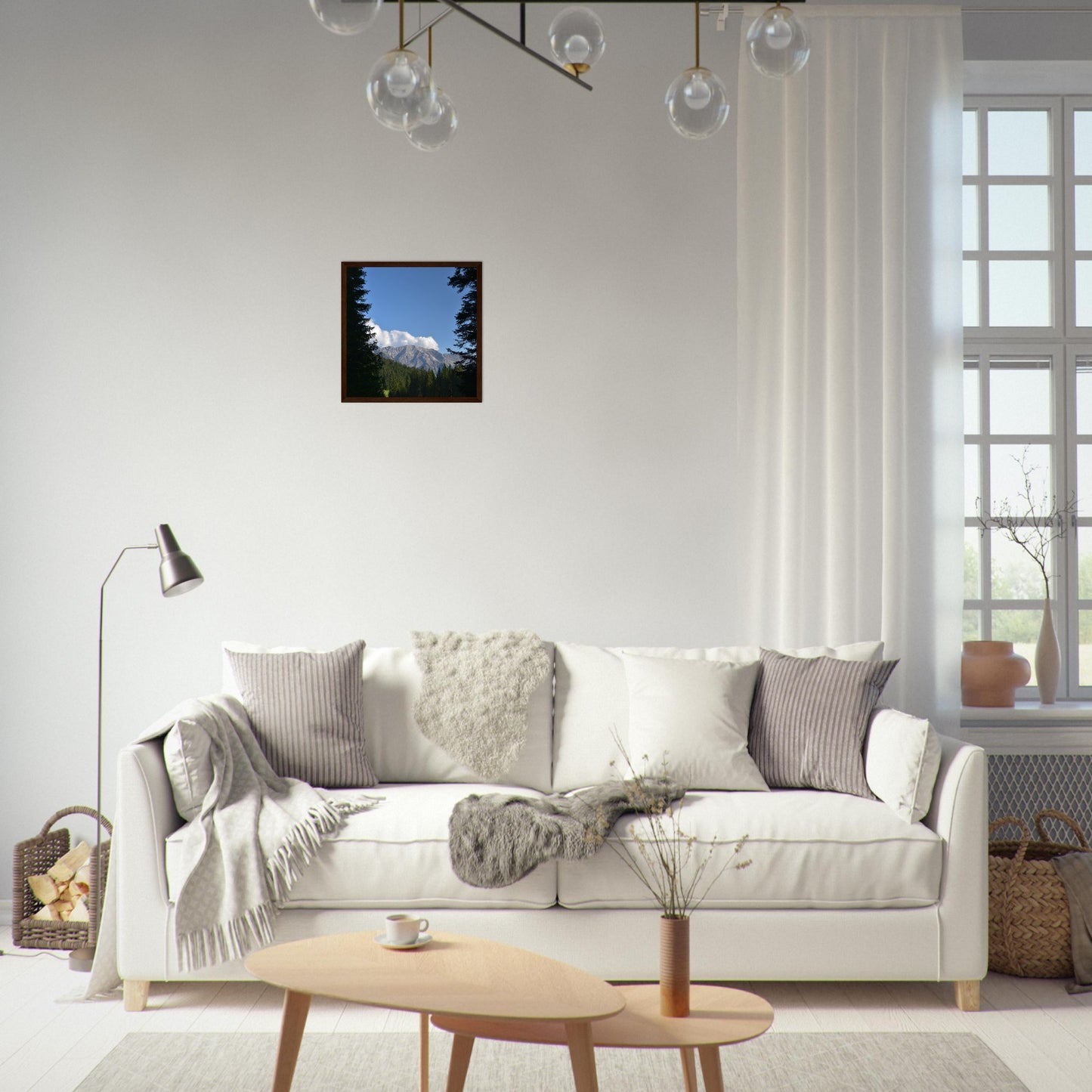 Framed Peaks - Framed Poster - JDivine