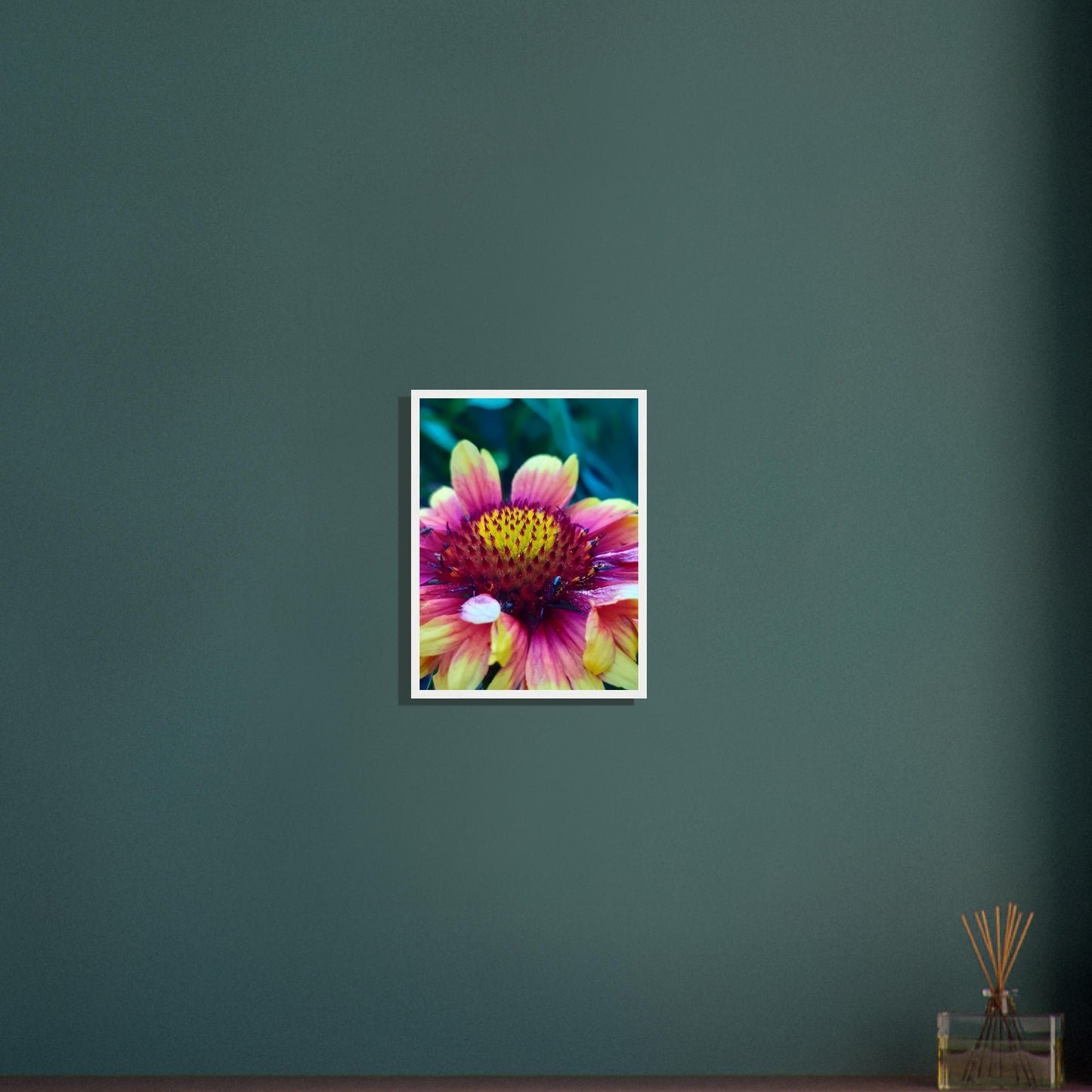 Vibrant Petal Symphony - Framed Poster - JDivine