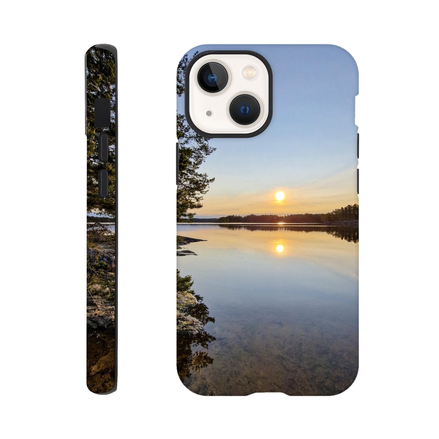 Calm Lake Serenity - Tough Phone Case - JDivine
