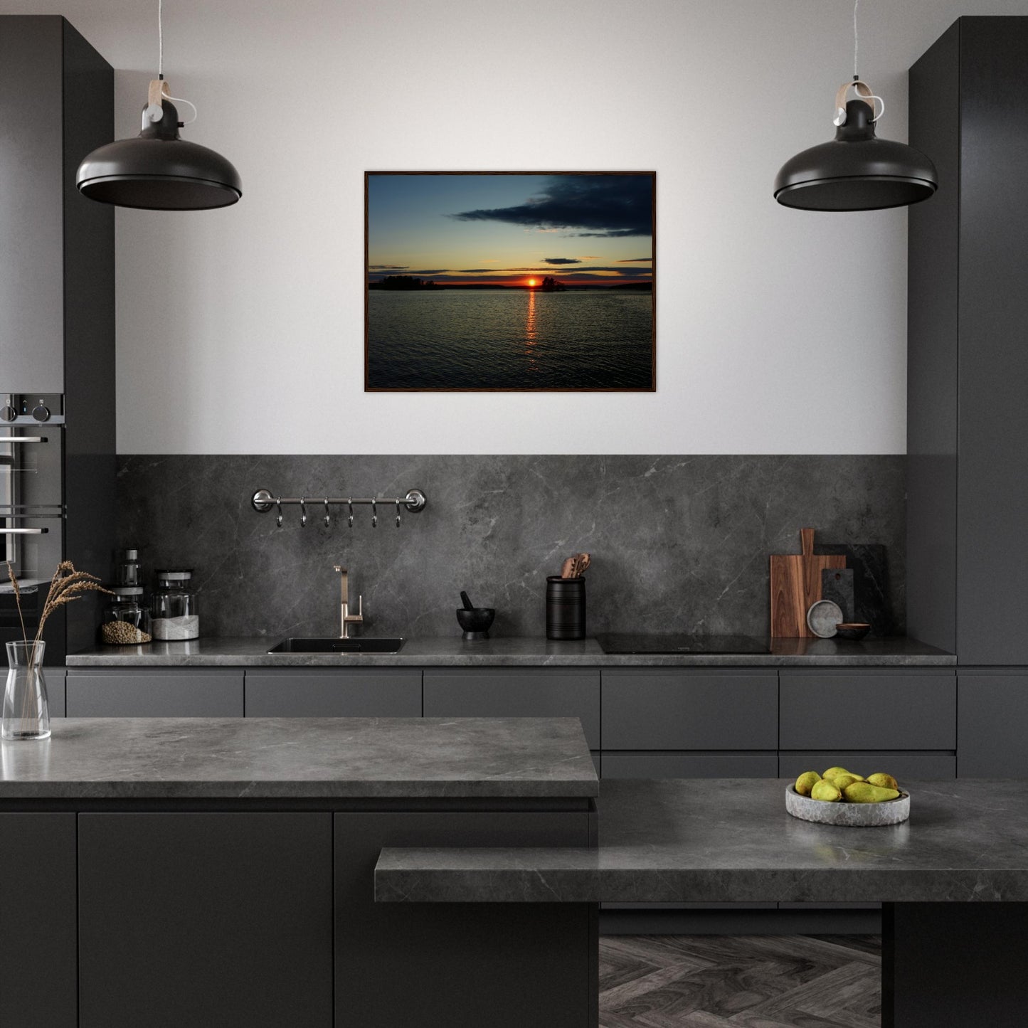 Serene Sunrise - Framed Poster - JDivine