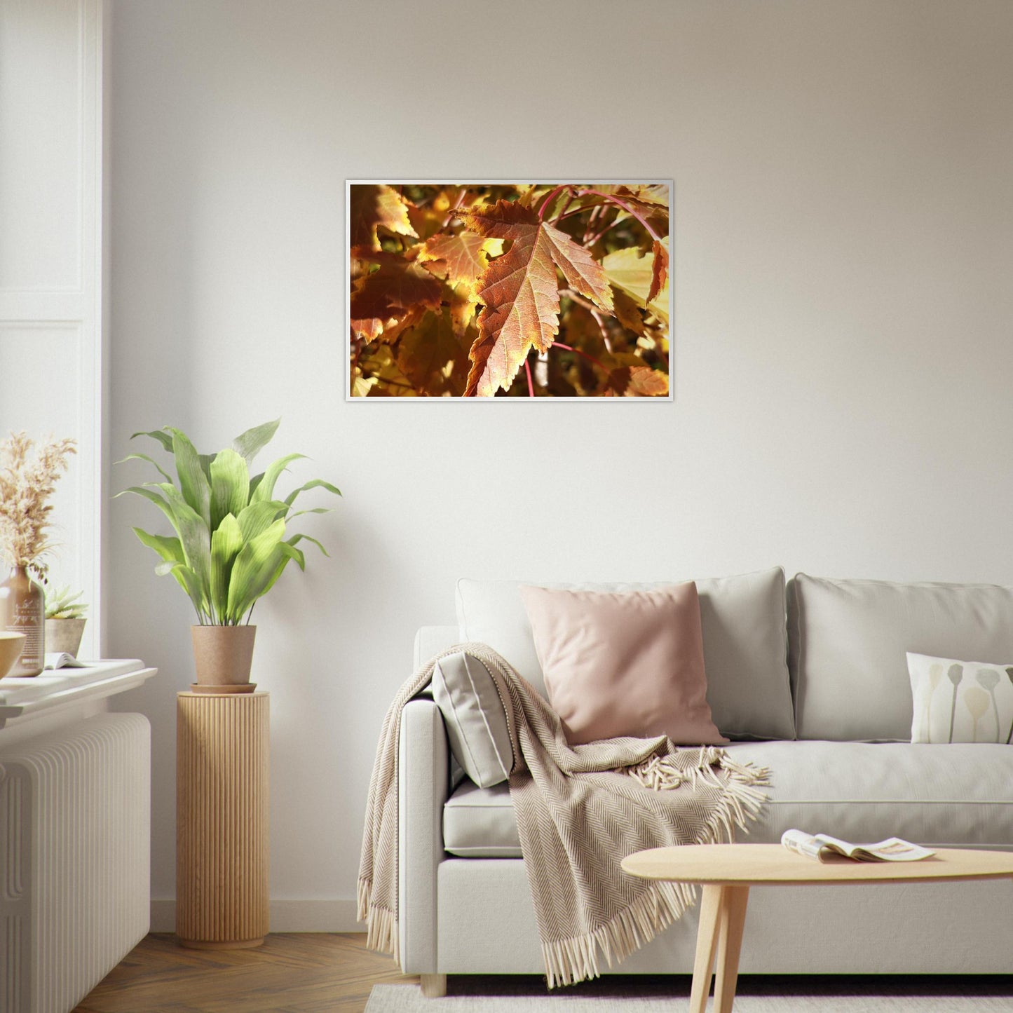 Autumn's Golden Glow - Framed Poster - JDivine