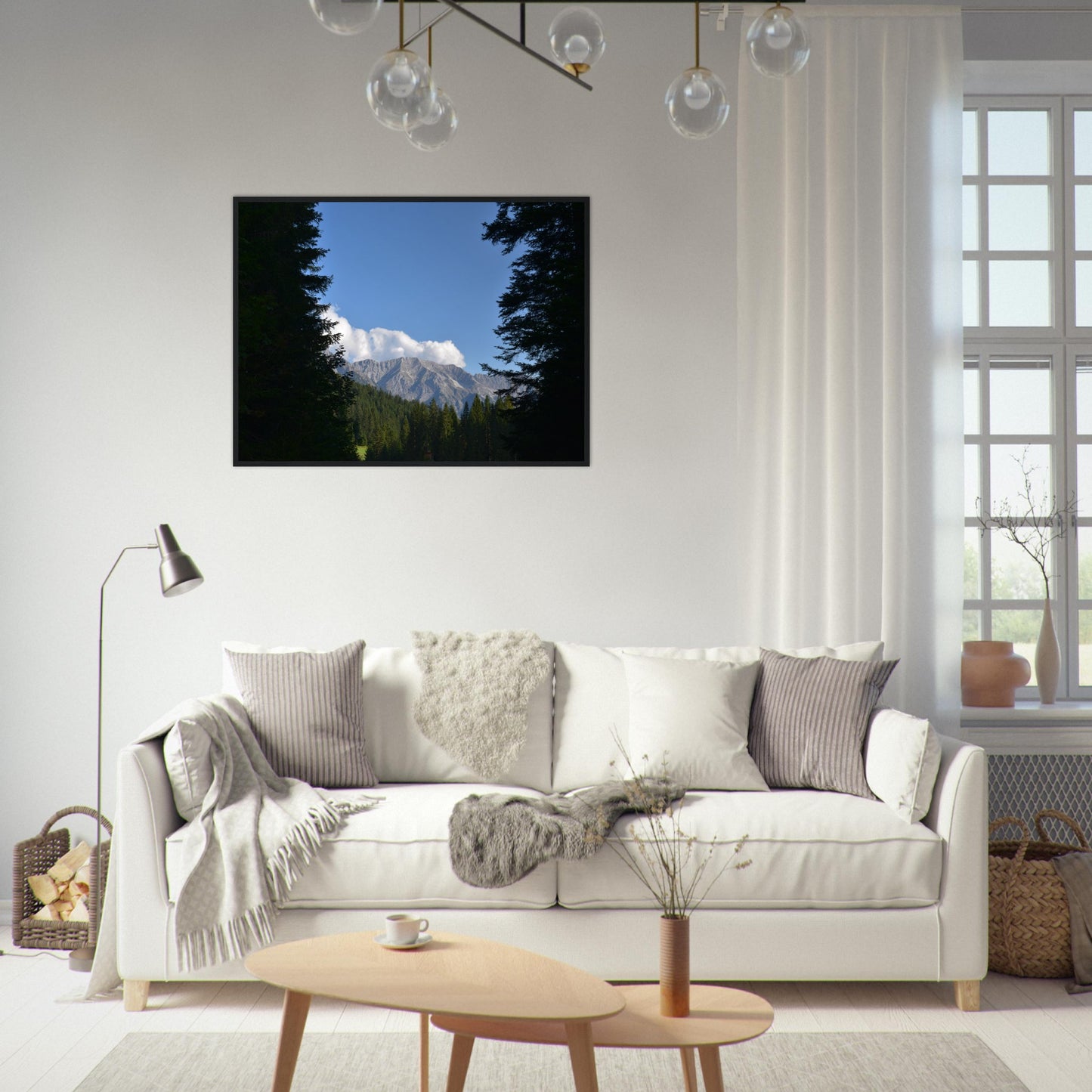 Framed Peaks - Framed Poster - JDivine