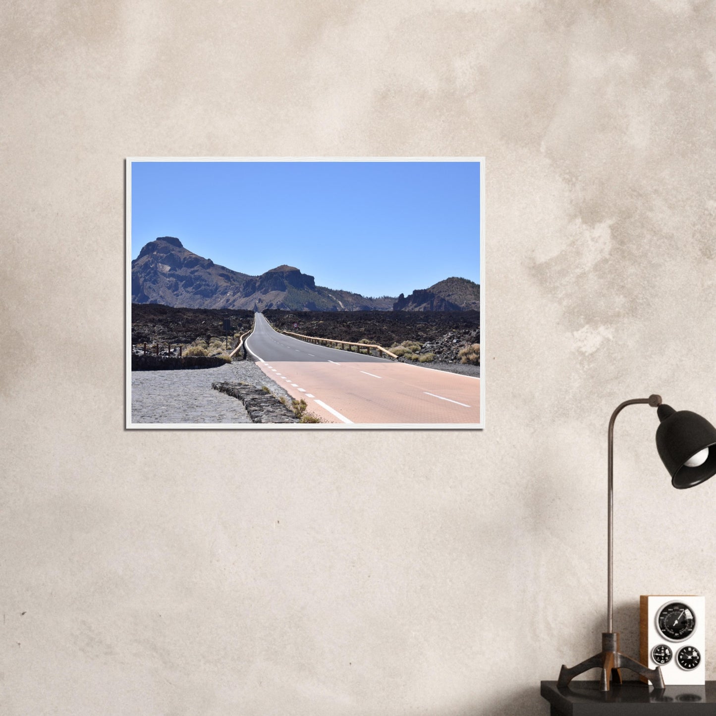 Volcanic Road to the Unknown - Framed Poster - JDivine
