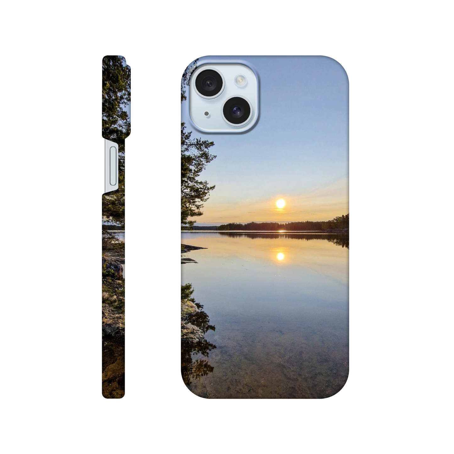 Calm Lake Serenity - Slim Phone Case - JDivine