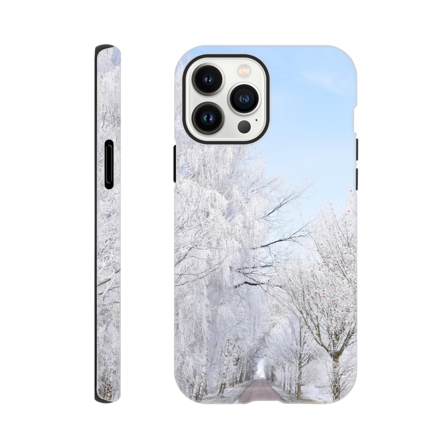 Winter’s Silent Path - Tough Phone Case - JDivine