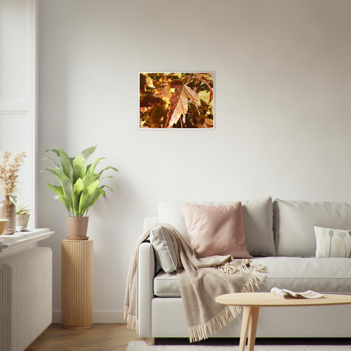 Autumn's Golden Glow - Framed Poster - JDivine