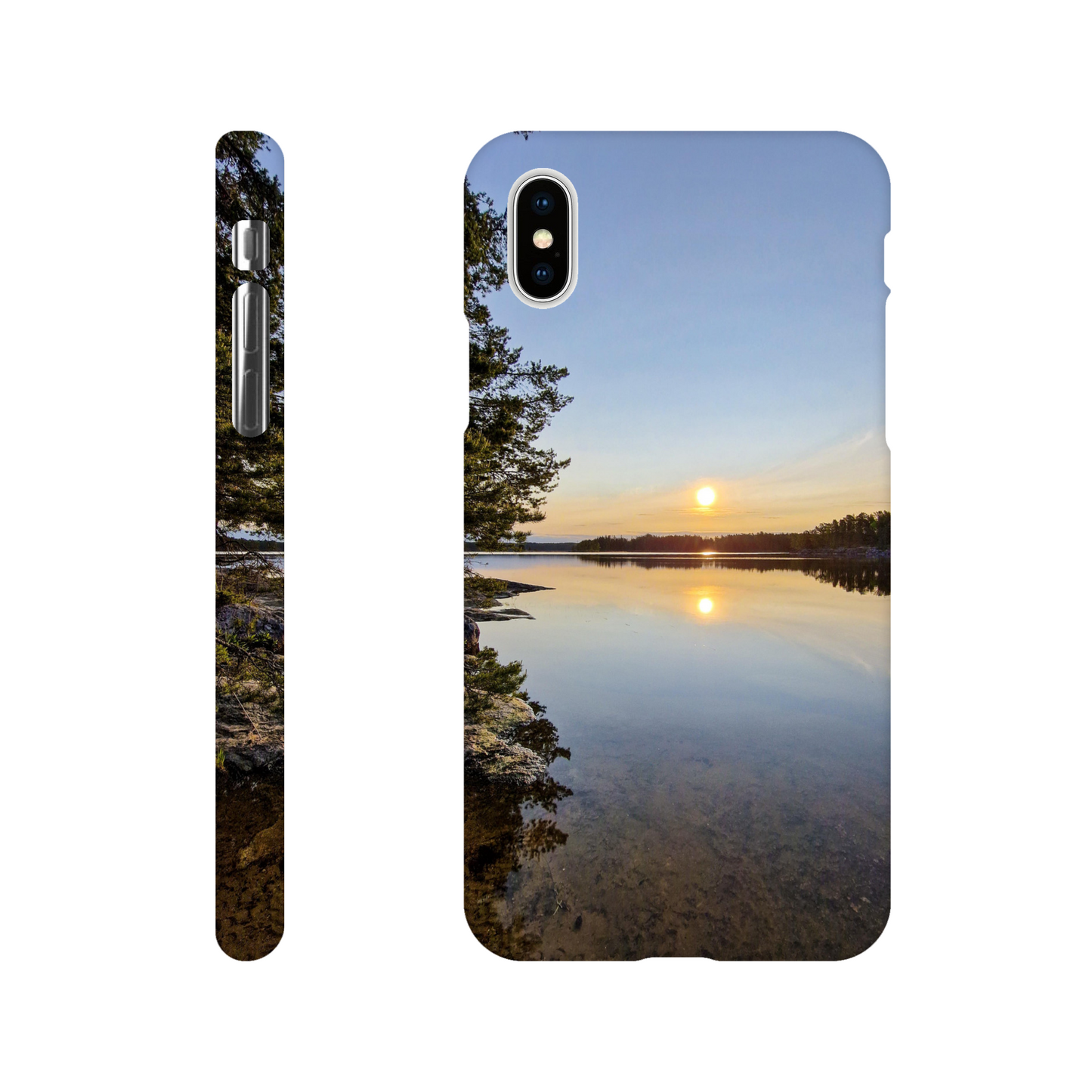 Calm Lake Serenity - Slim Phone Case - JDivine