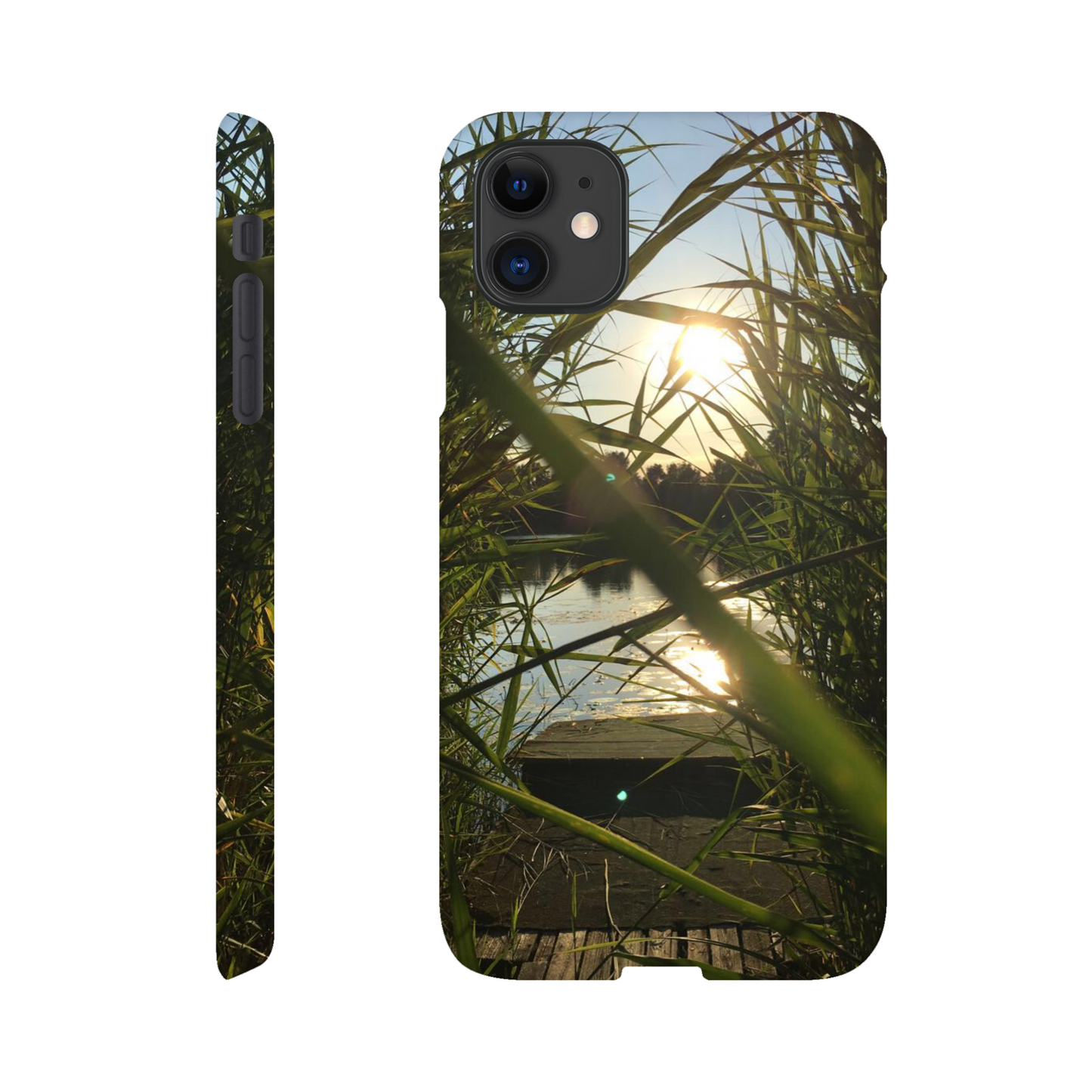 Golden Reed Passage - Slim Phone Case - JDivine