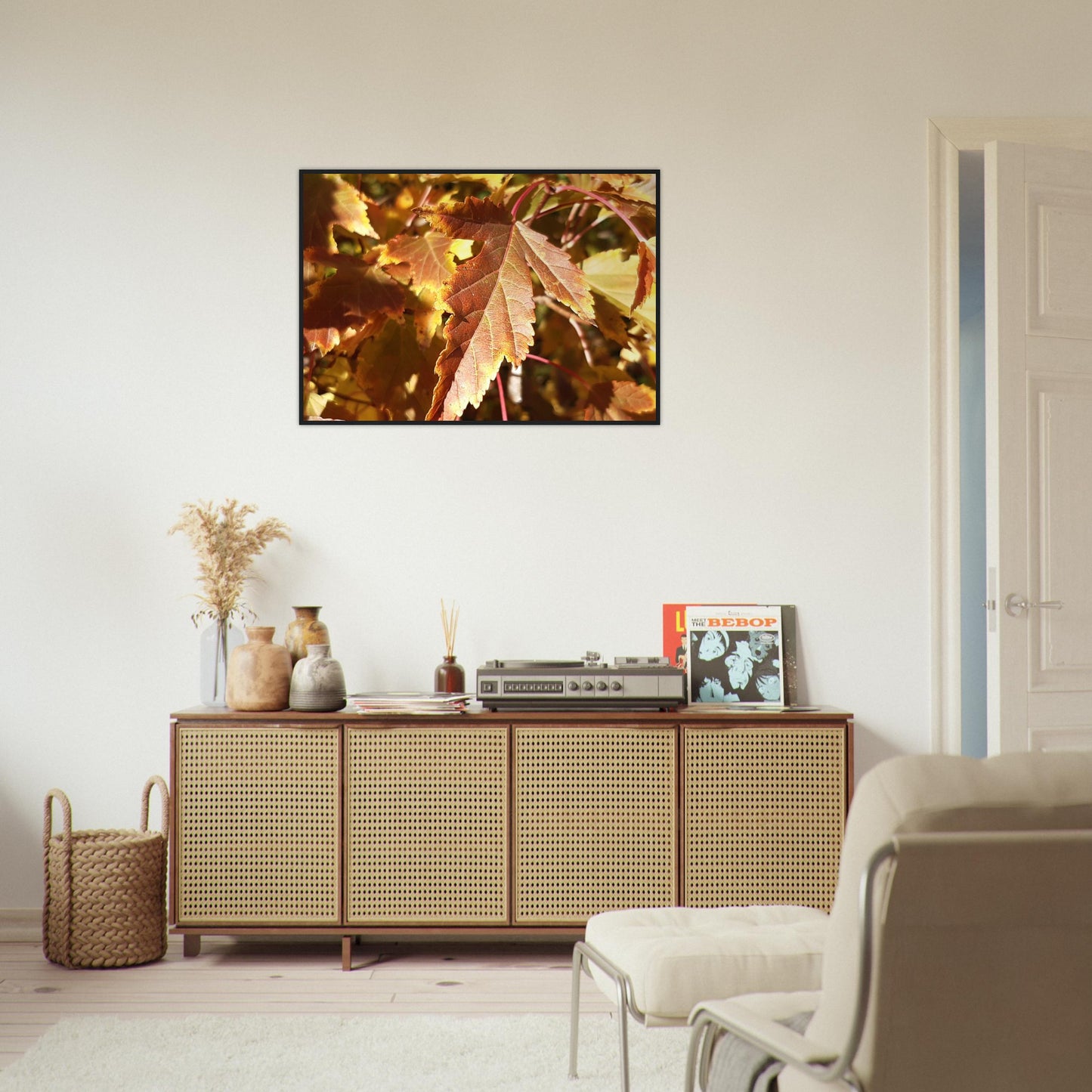 Autumn's Golden Glow - Framed Poster - JDivine